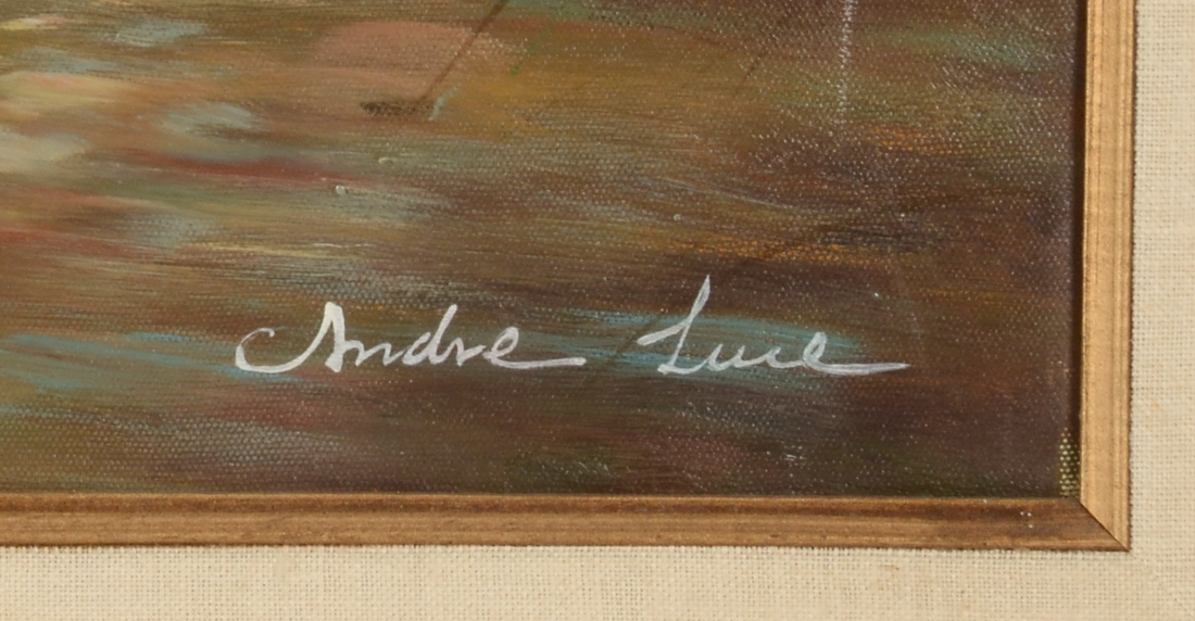 Andre Luce Original Oil Painting on Canvas