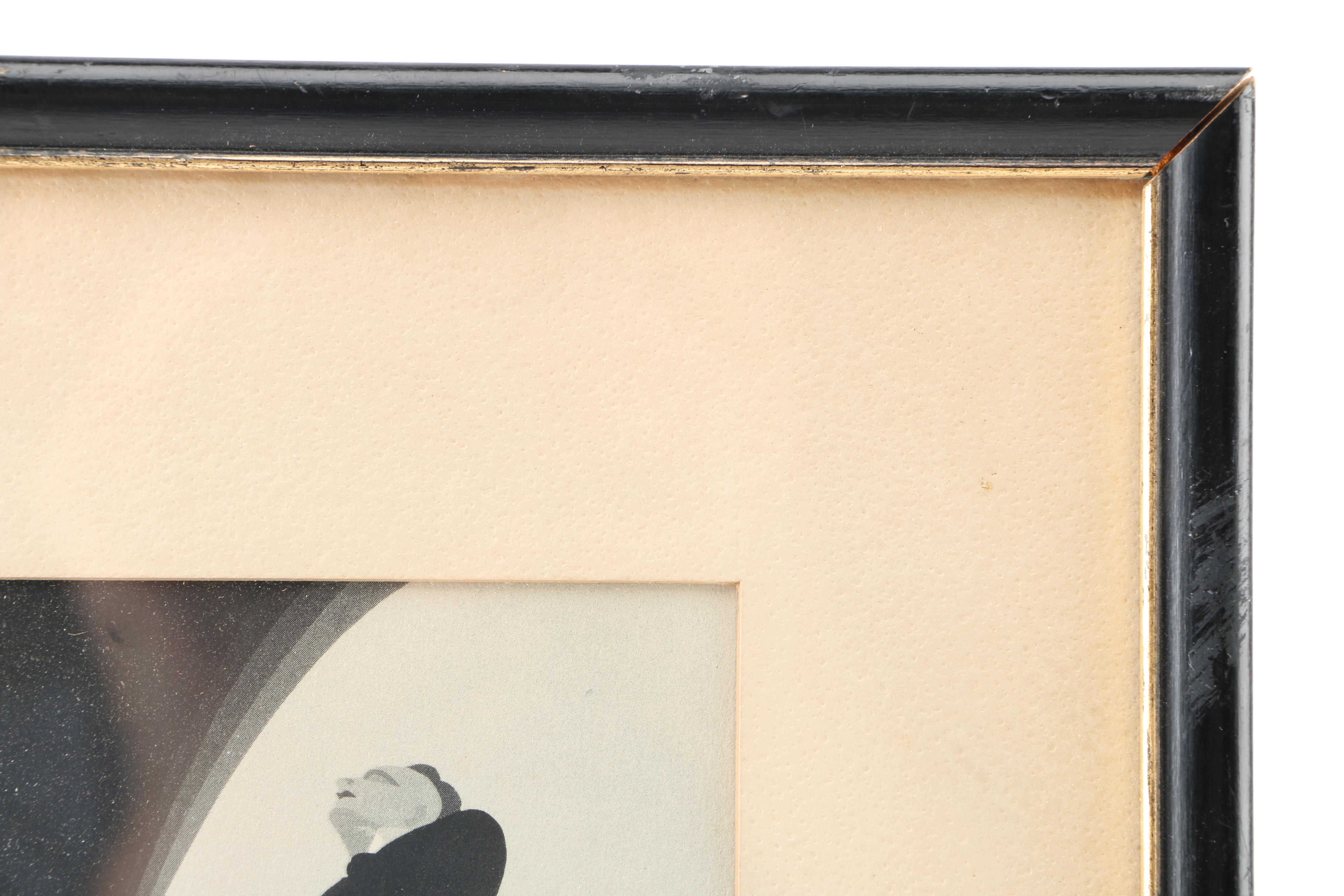 Three Portrait Prints on Paper