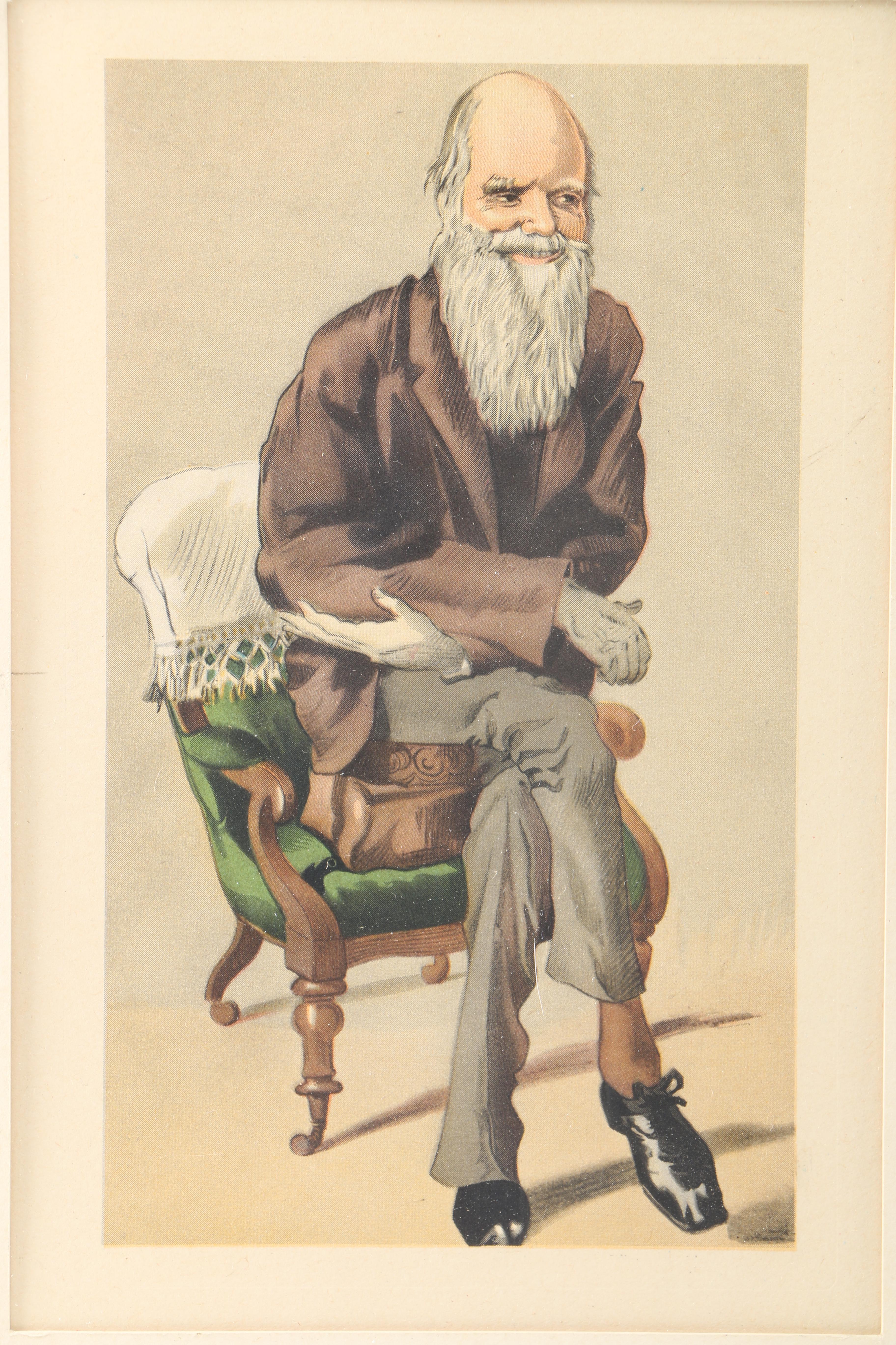 Three Portrait Prints on Paper