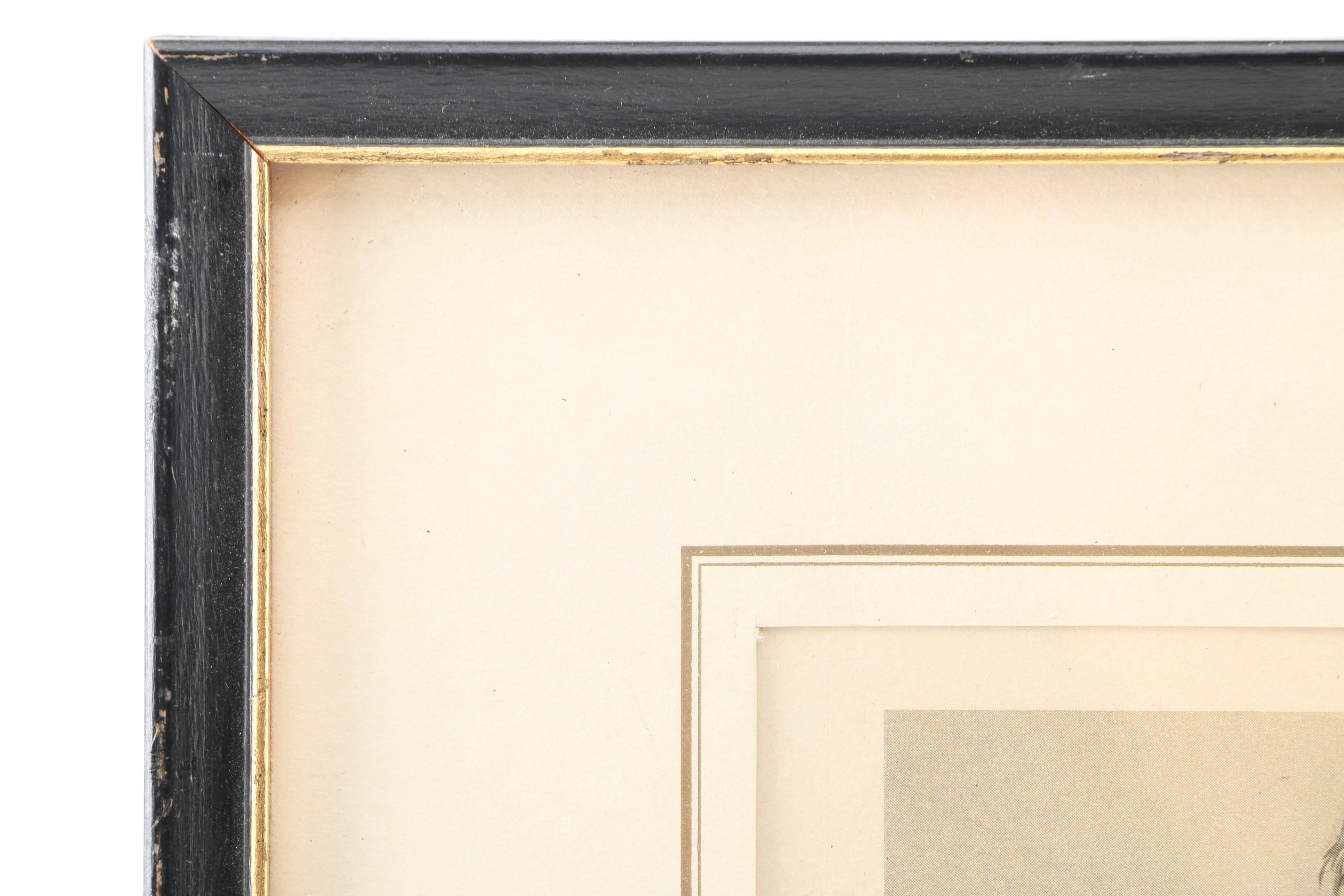 Three Portrait Prints on Paper