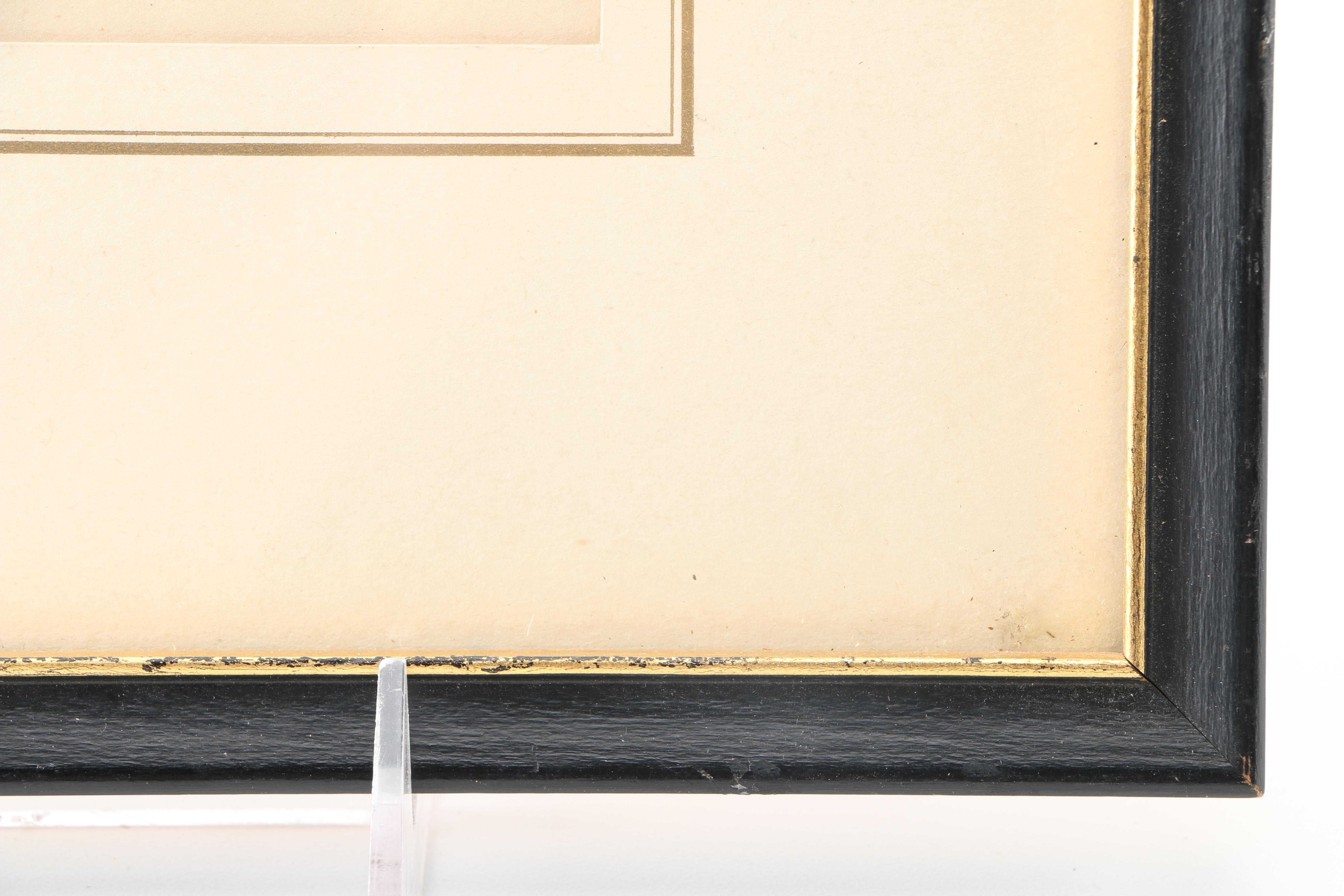 Three Portrait Prints on Paper