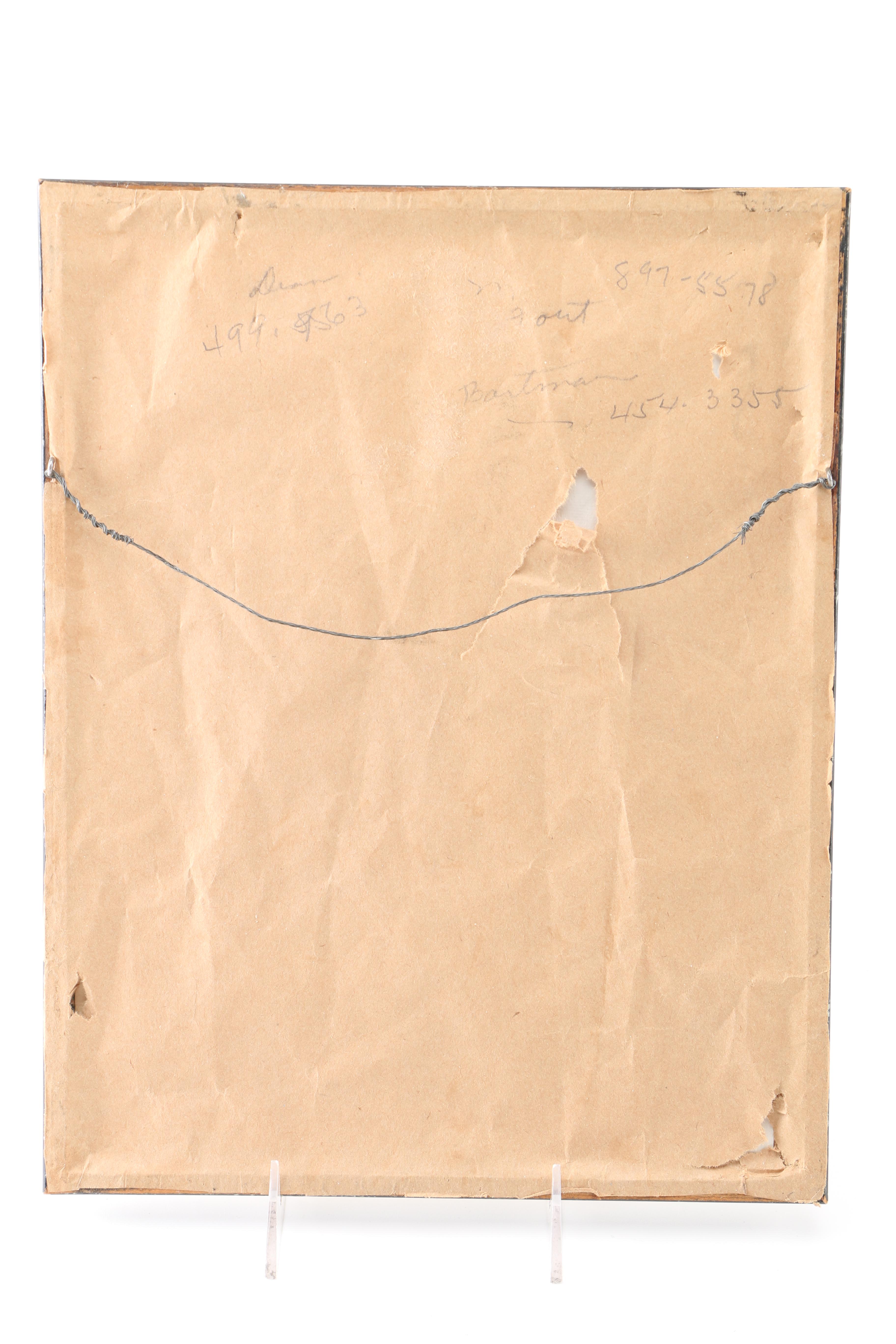 Three Portrait Prints on Paper