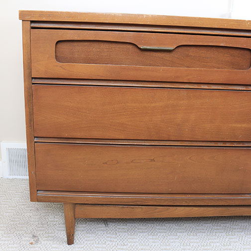 Mid Century Modern Dresser by Bassett Furniture