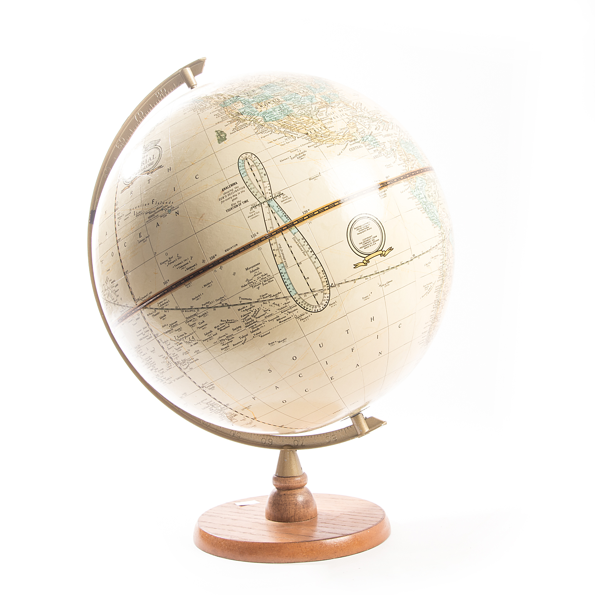 Mid-Century Cram's Imperial World Globe