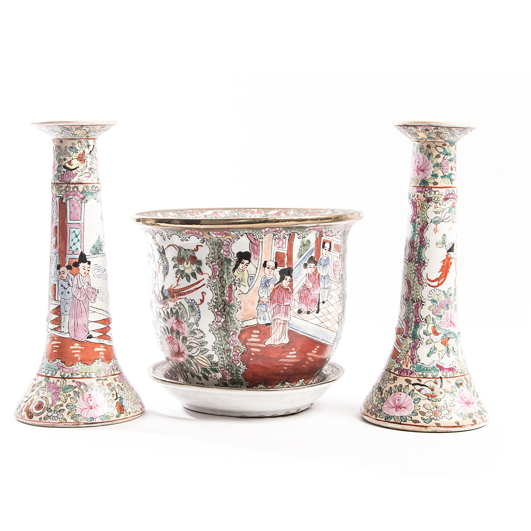 Chinese Rose Medallion Ceramics