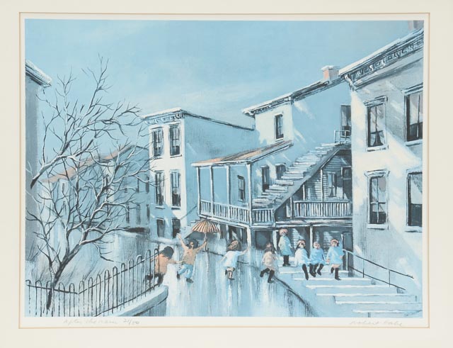 Robert Fabe Signed Limited Edition Print "After the Rain"