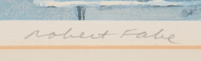 Robert Fabe Signed Limited Edition Print "After the Rain"