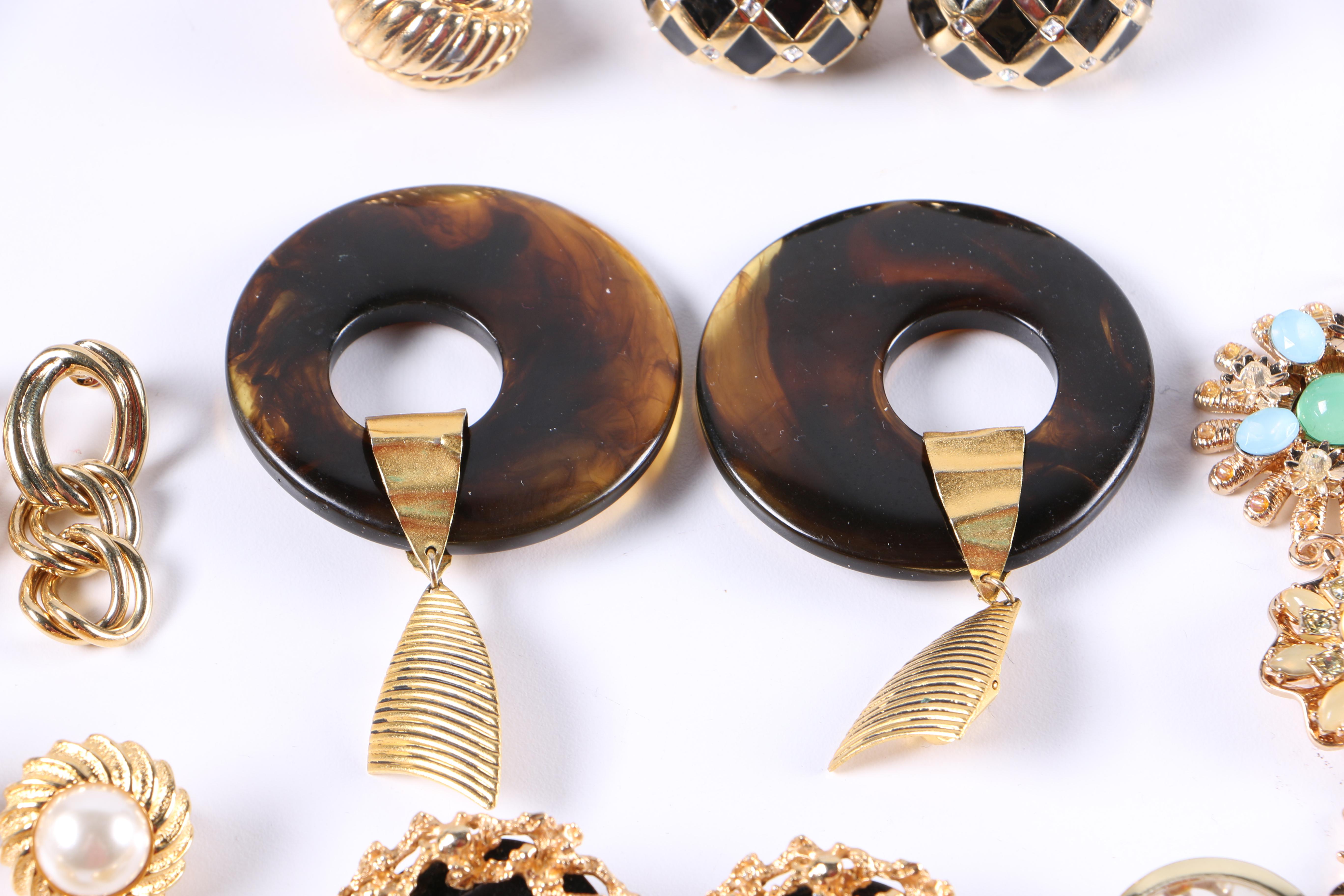 Gold Tone Costume Jewelry Including Kate Hines