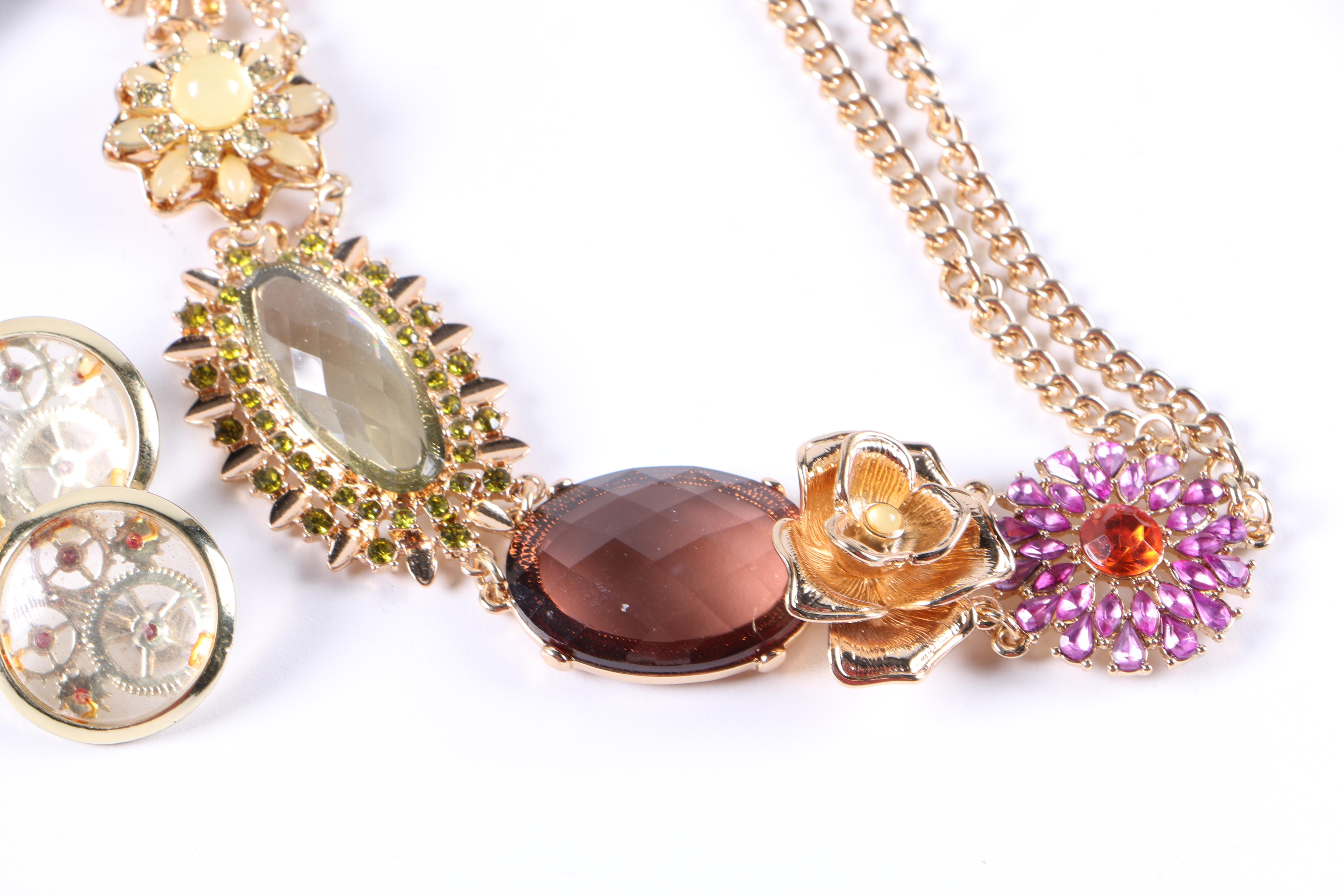 Gold Tone Costume Jewelry Including Kate Hines