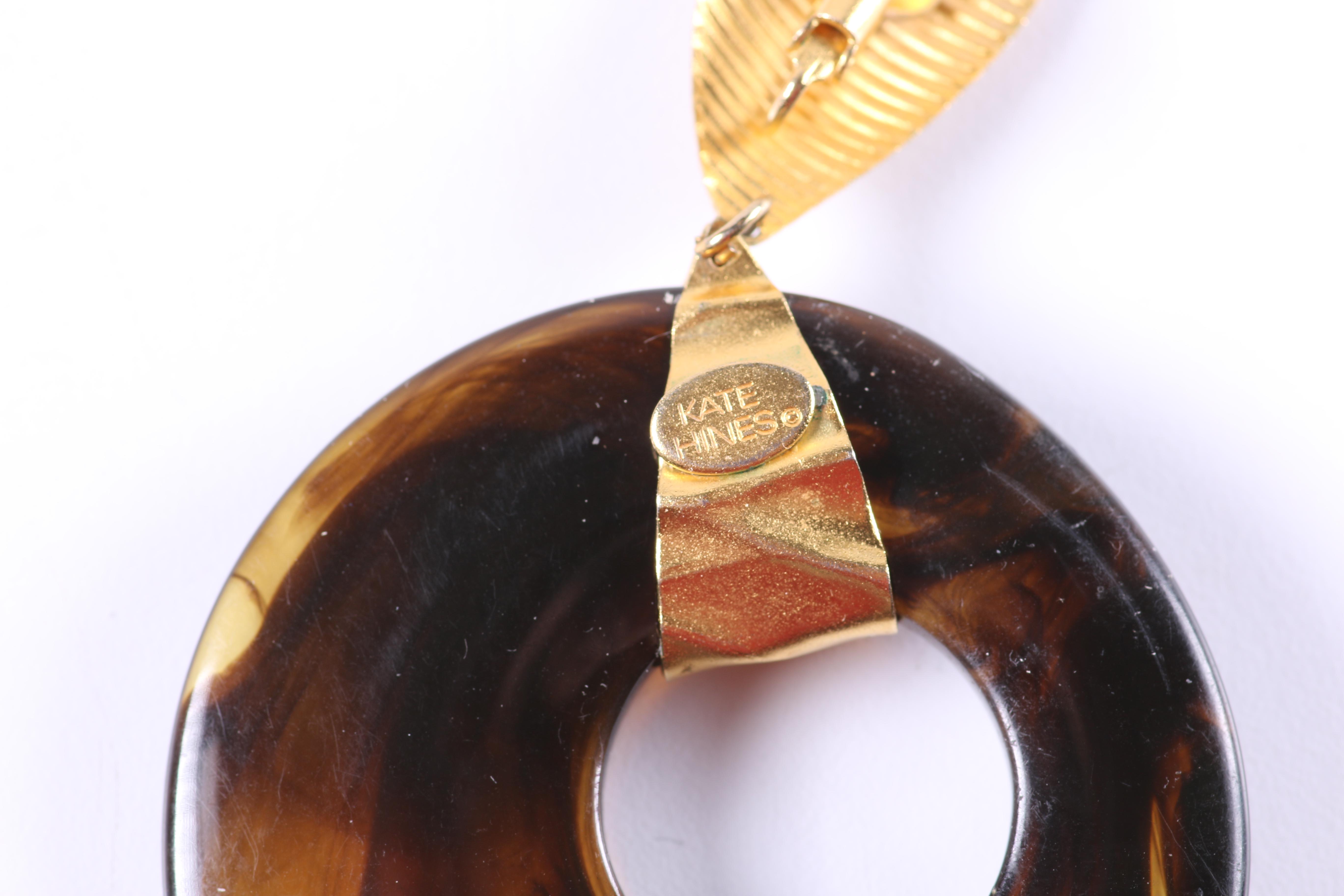 Gold Tone Costume Jewelry Including Kate Hines