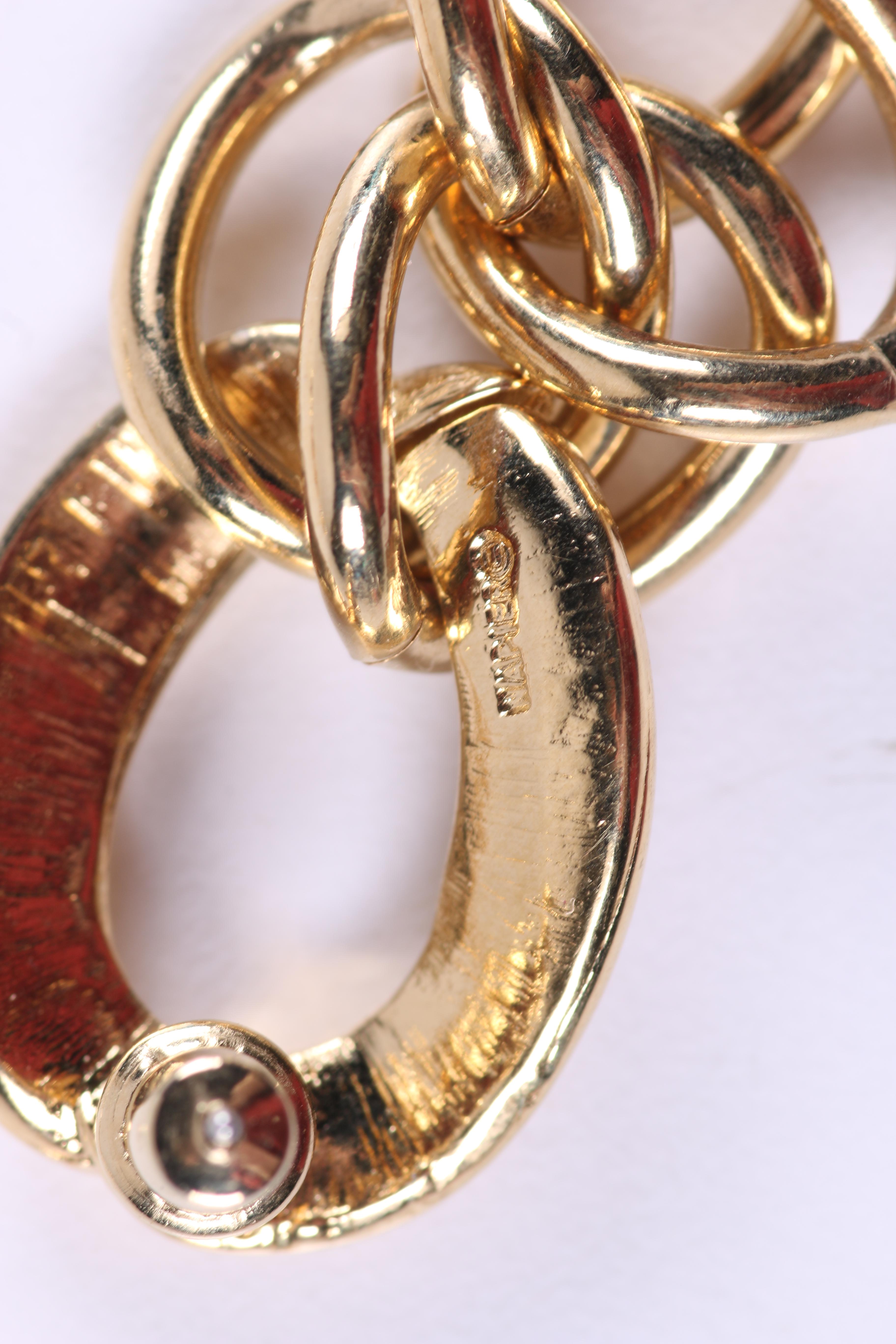 Gold Tone Costume Jewelry Including Kate Hines