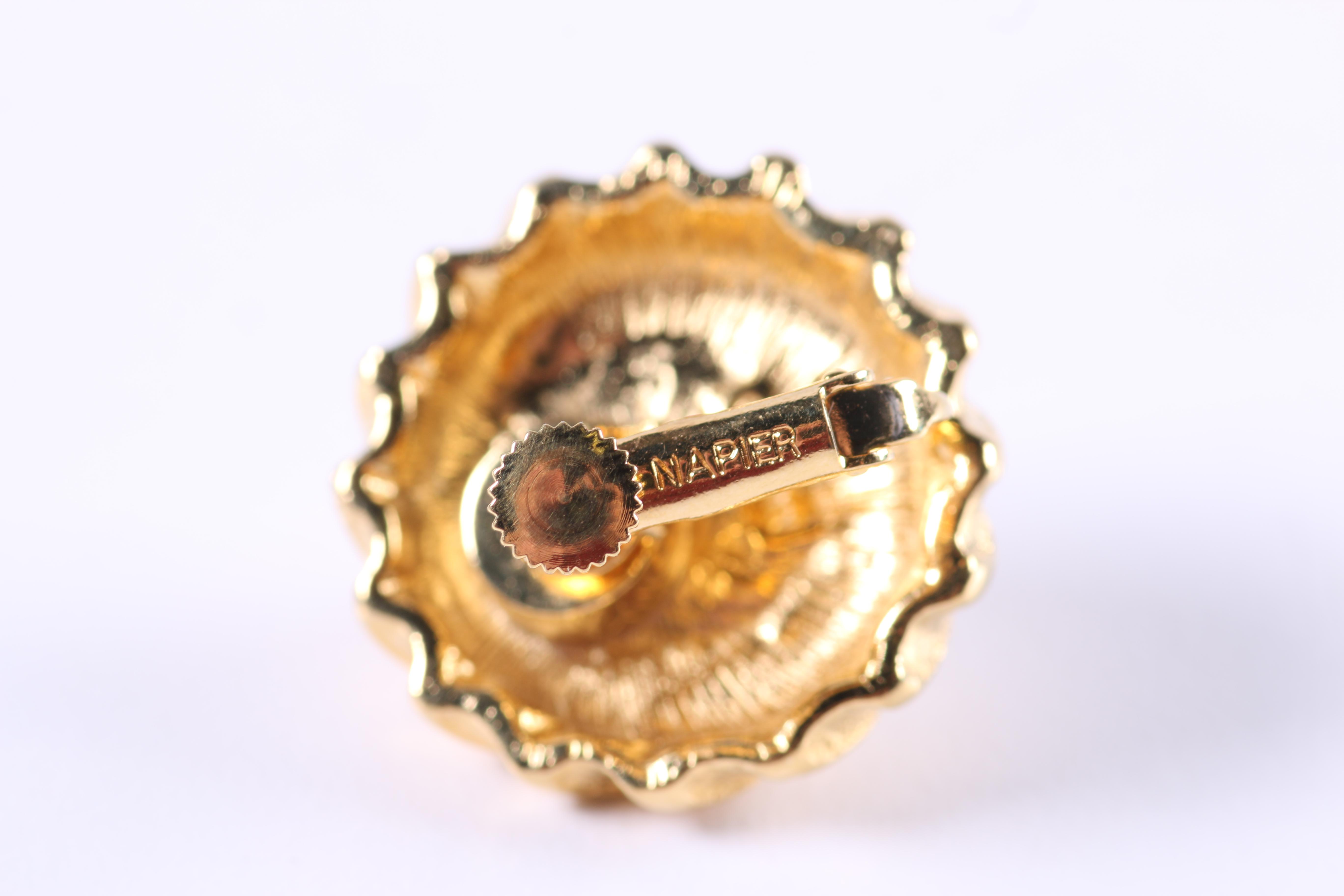 Gold Tone Costume Jewelry Including Kate Hines