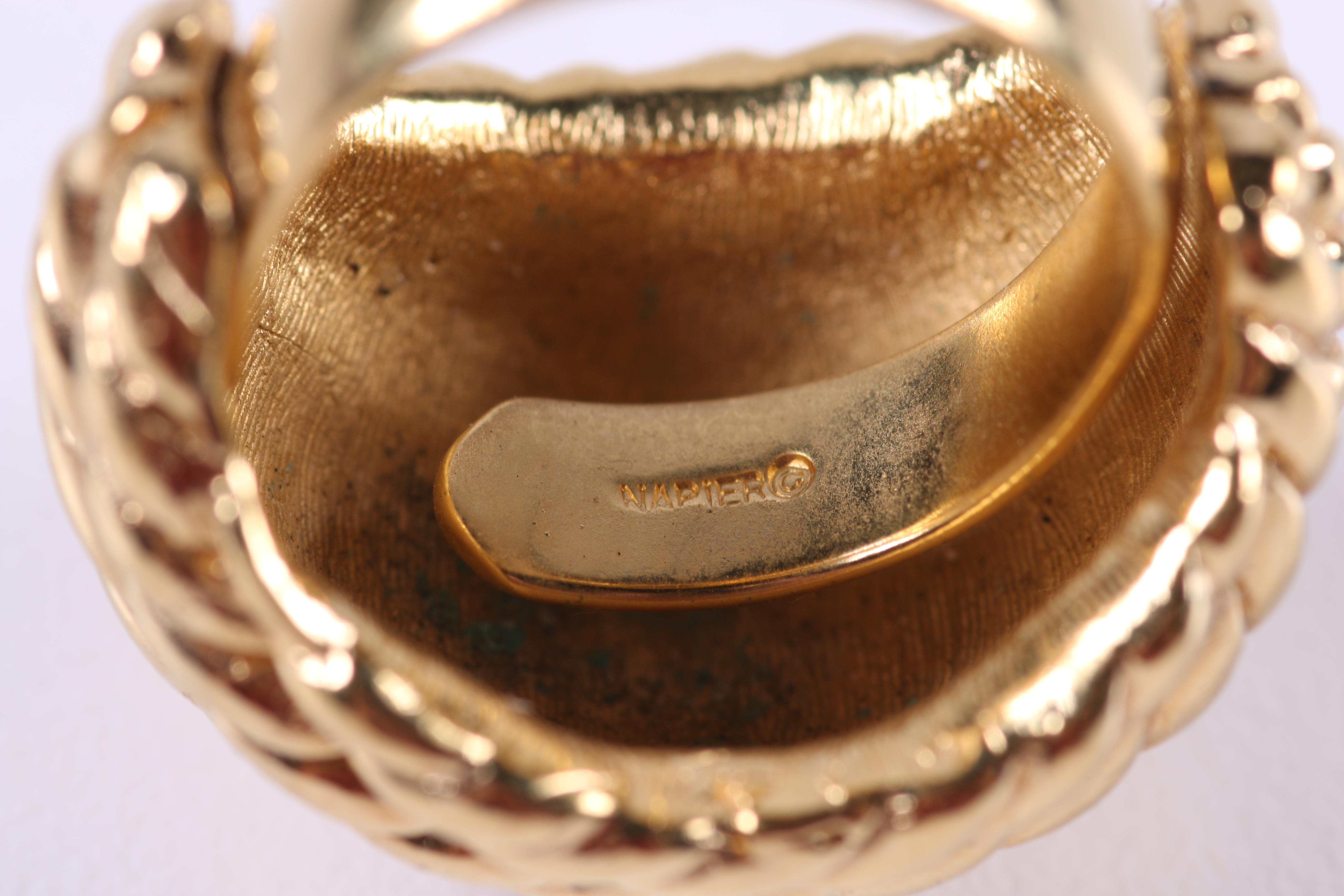 Gold Tone Costume Jewelry Including Kate Hines