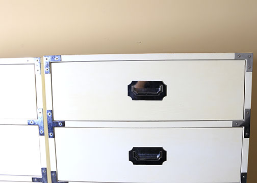 Pair of Dixie "Campaigner" Chests of Drawers