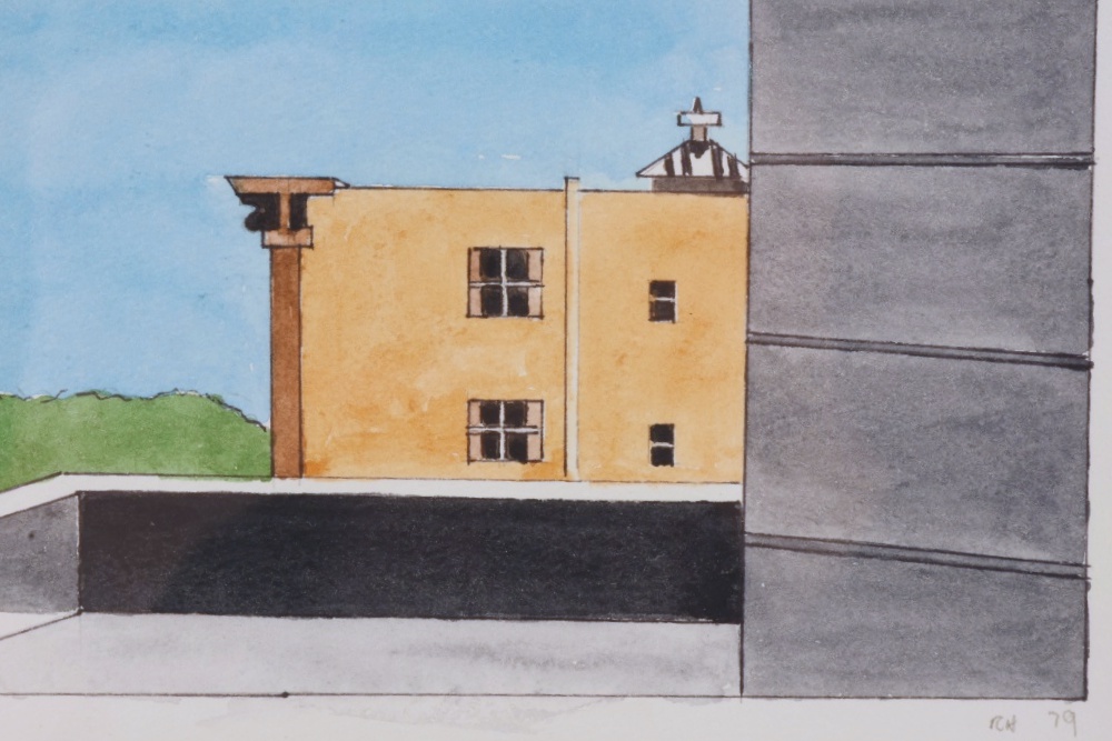 1979 Robert Herrmann Original Watercolor Painting on Paper