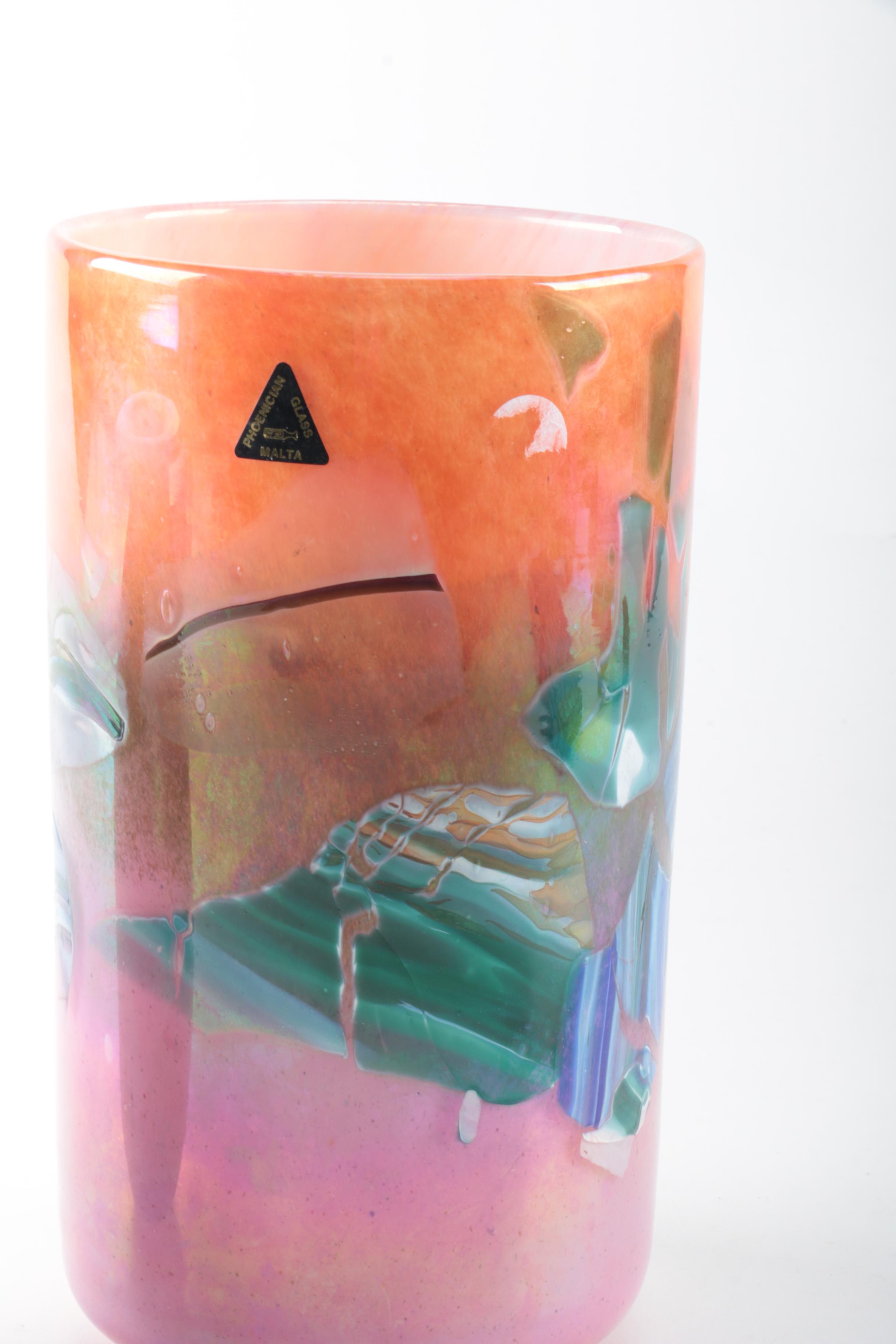 Phoenician Art Glass Vases