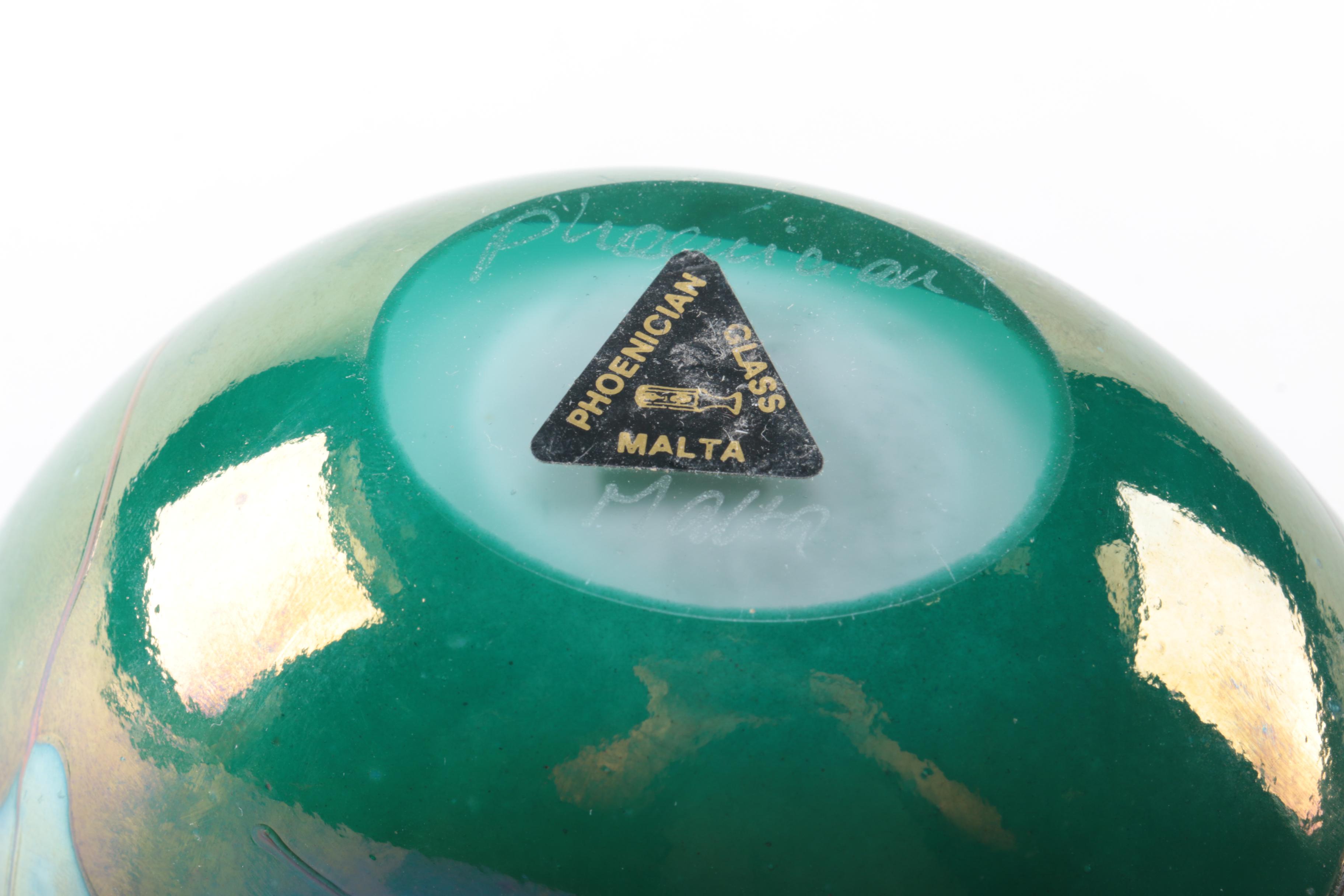 Phoenician Art Glass Vases