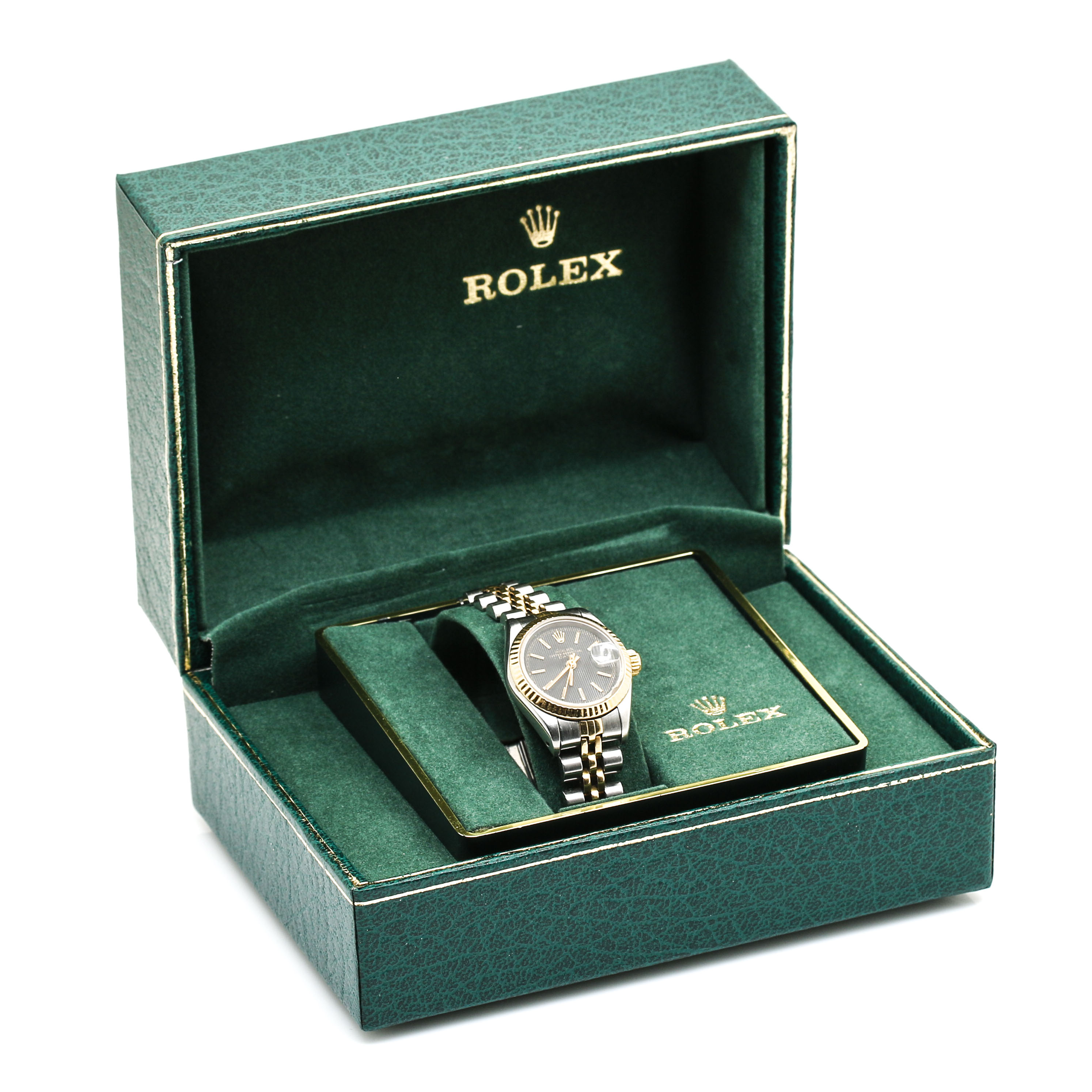 Rolex Oyster Perpetual Date 18K Yellow Gold and Stainless Steel Watch
