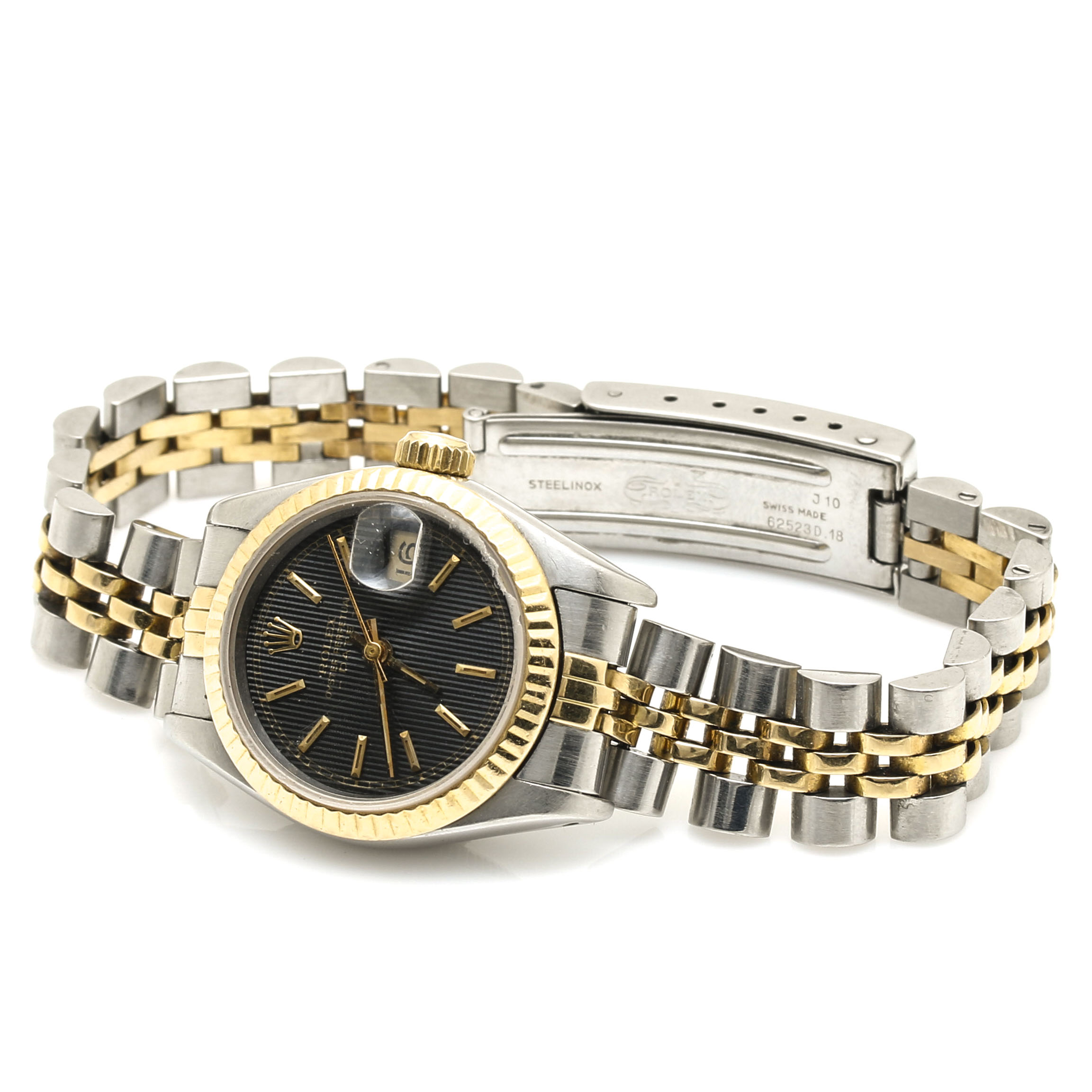 Rolex Oyster Perpetual Date 18K Yellow Gold and Stainless Steel Watch