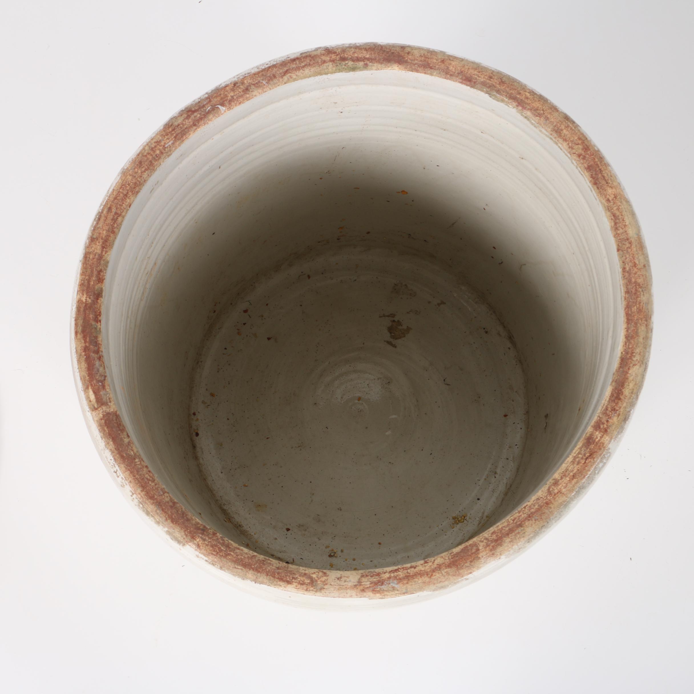 Vintage Lidded Stoneware Crock