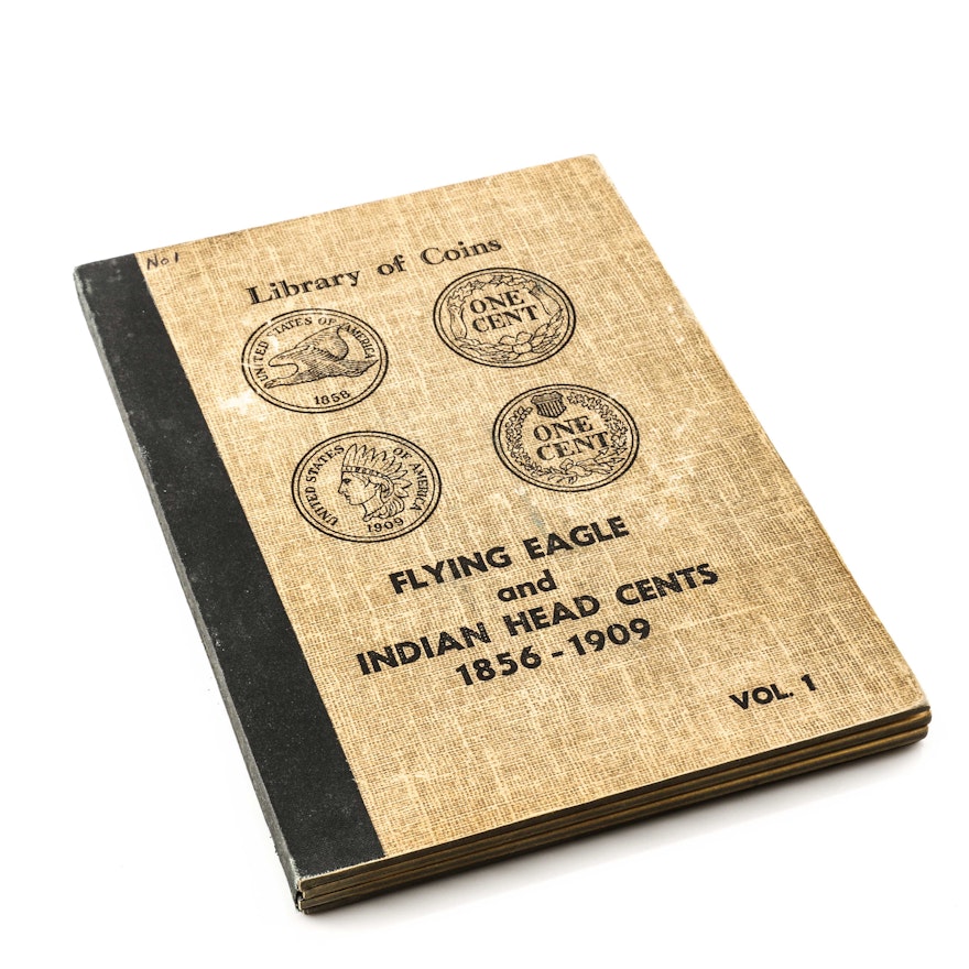 Binder of Indian Head and Flying Eagle Cents