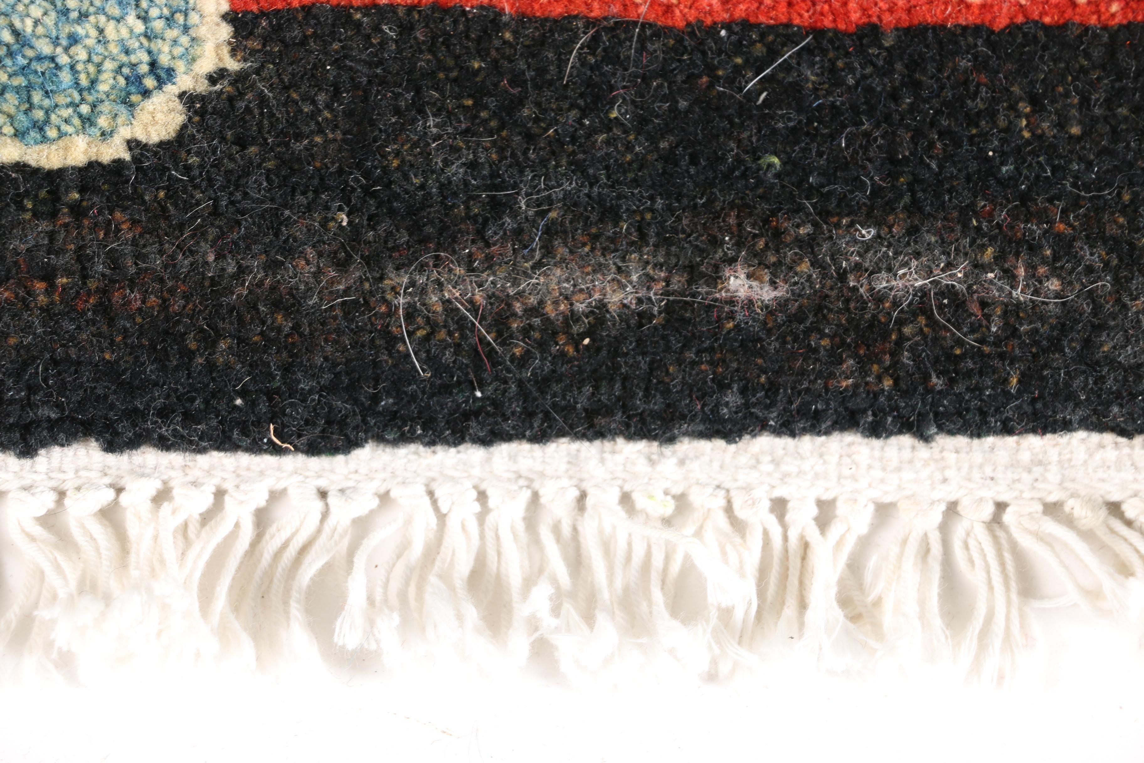 Hand-Knotted Turkish Arts and Crafts Area Rug