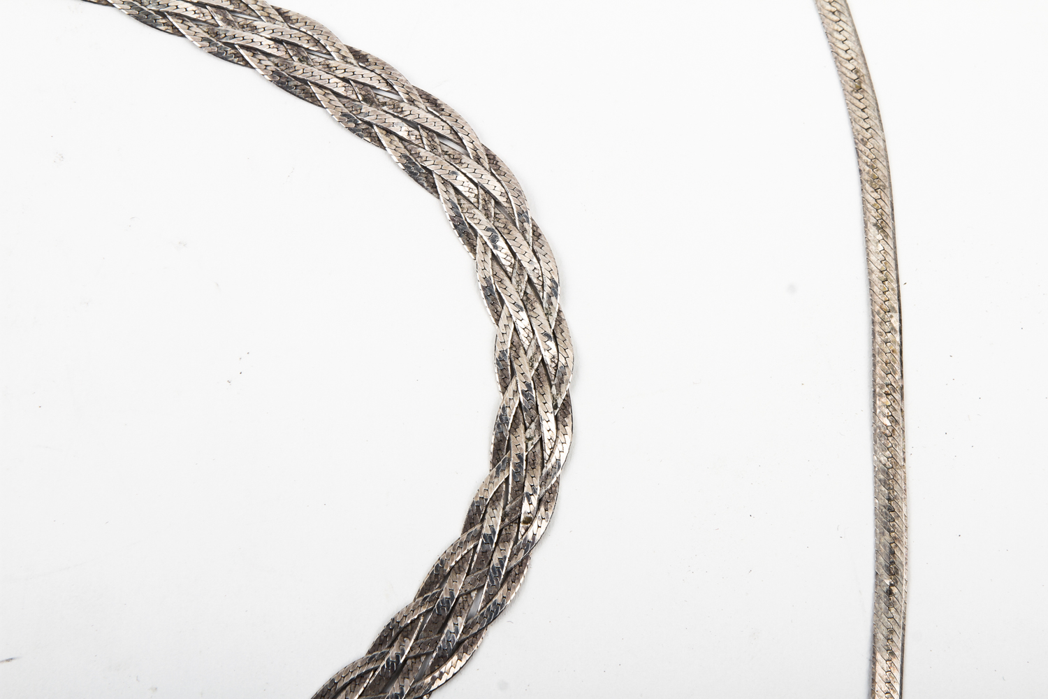 Pair of Sterling Silver Necklaces