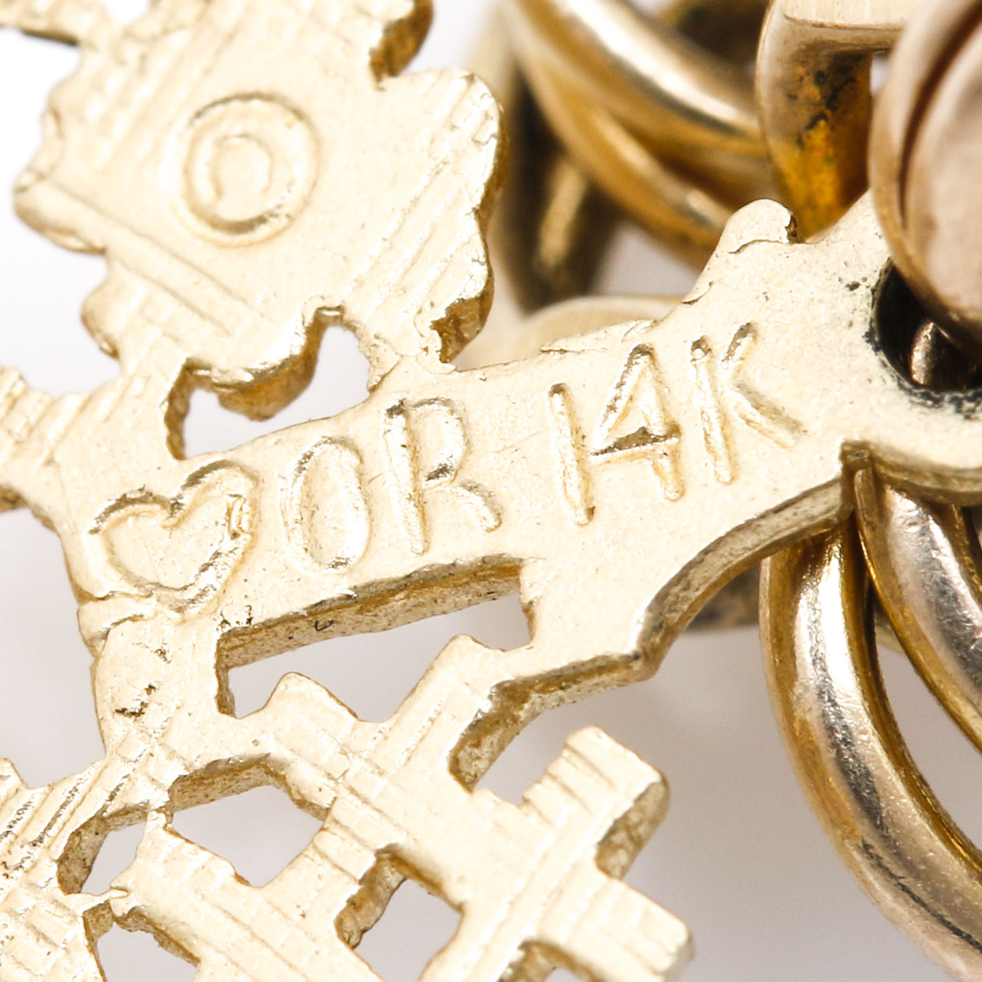 Gold-Filled Bracelet With 14K Yellow Gold Charms