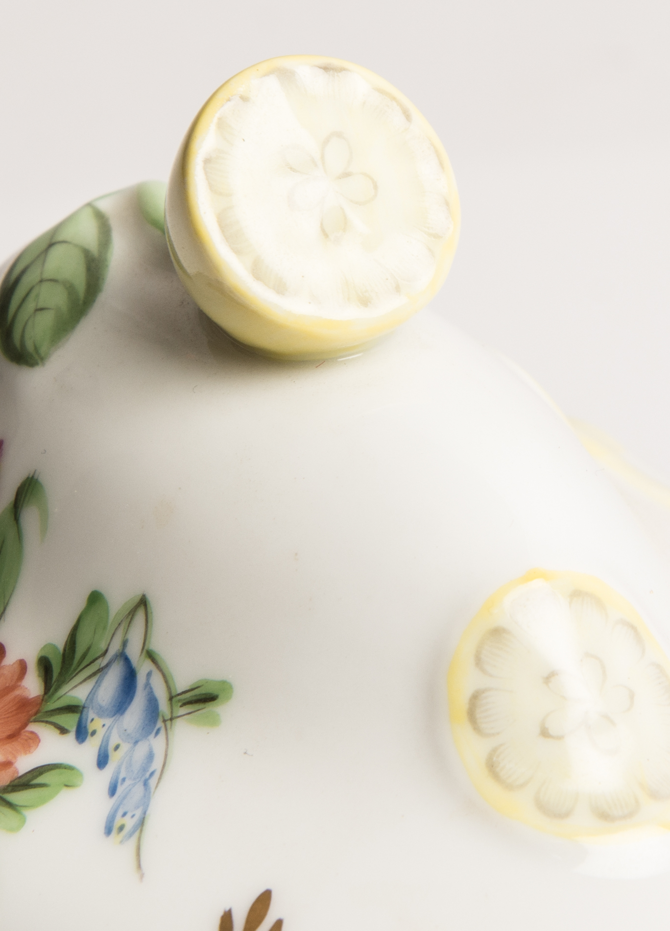 Herend "Printemps Blue Border" Mini Tureen and Underplate