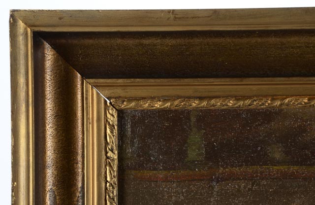 Antique Original Oil on Canvas of a Cobbler