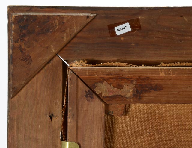 Antique Original Oil on Canvas of a Cobbler