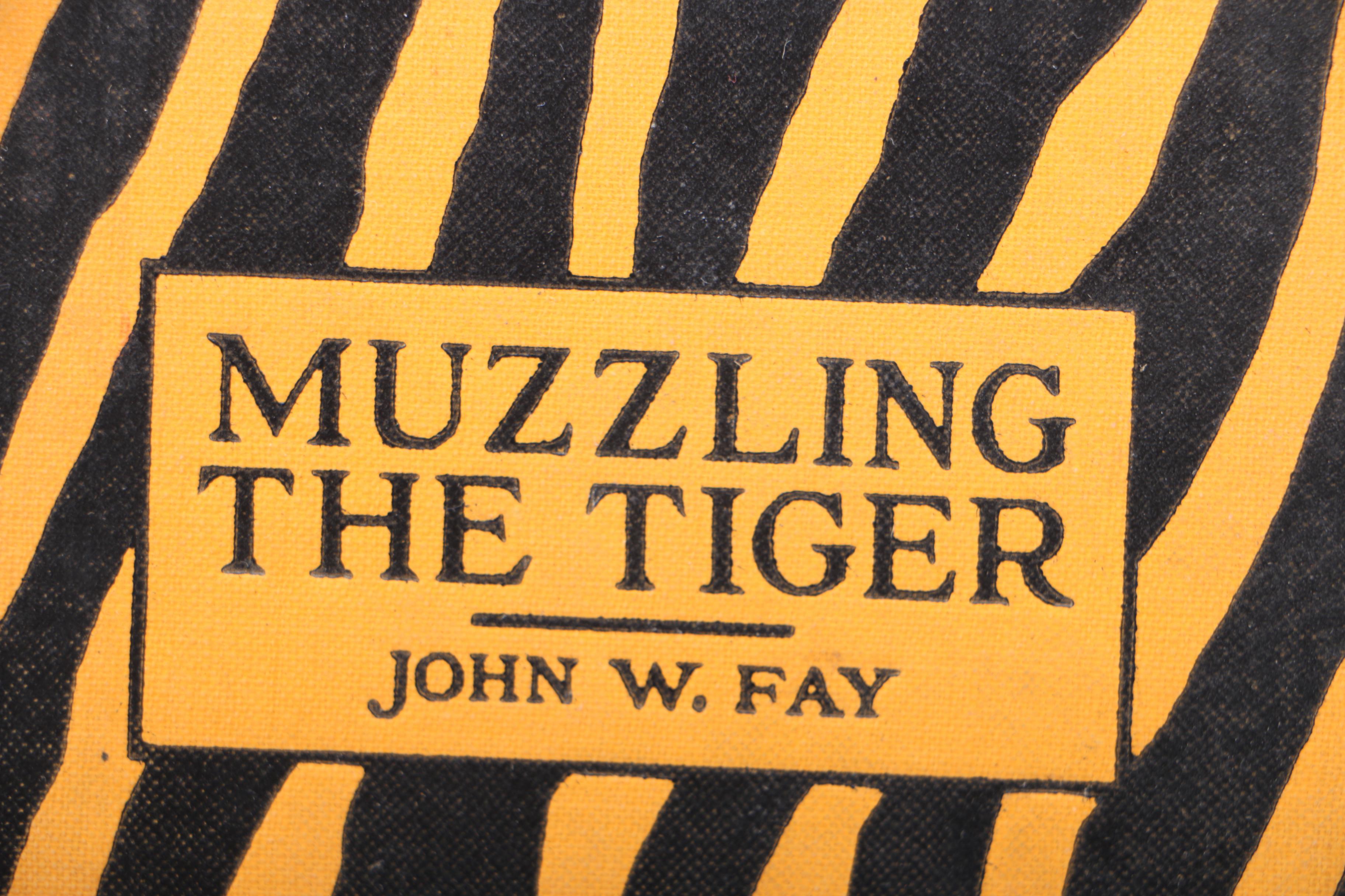 1924 "Muzzling The Tiger" by John W. Fay