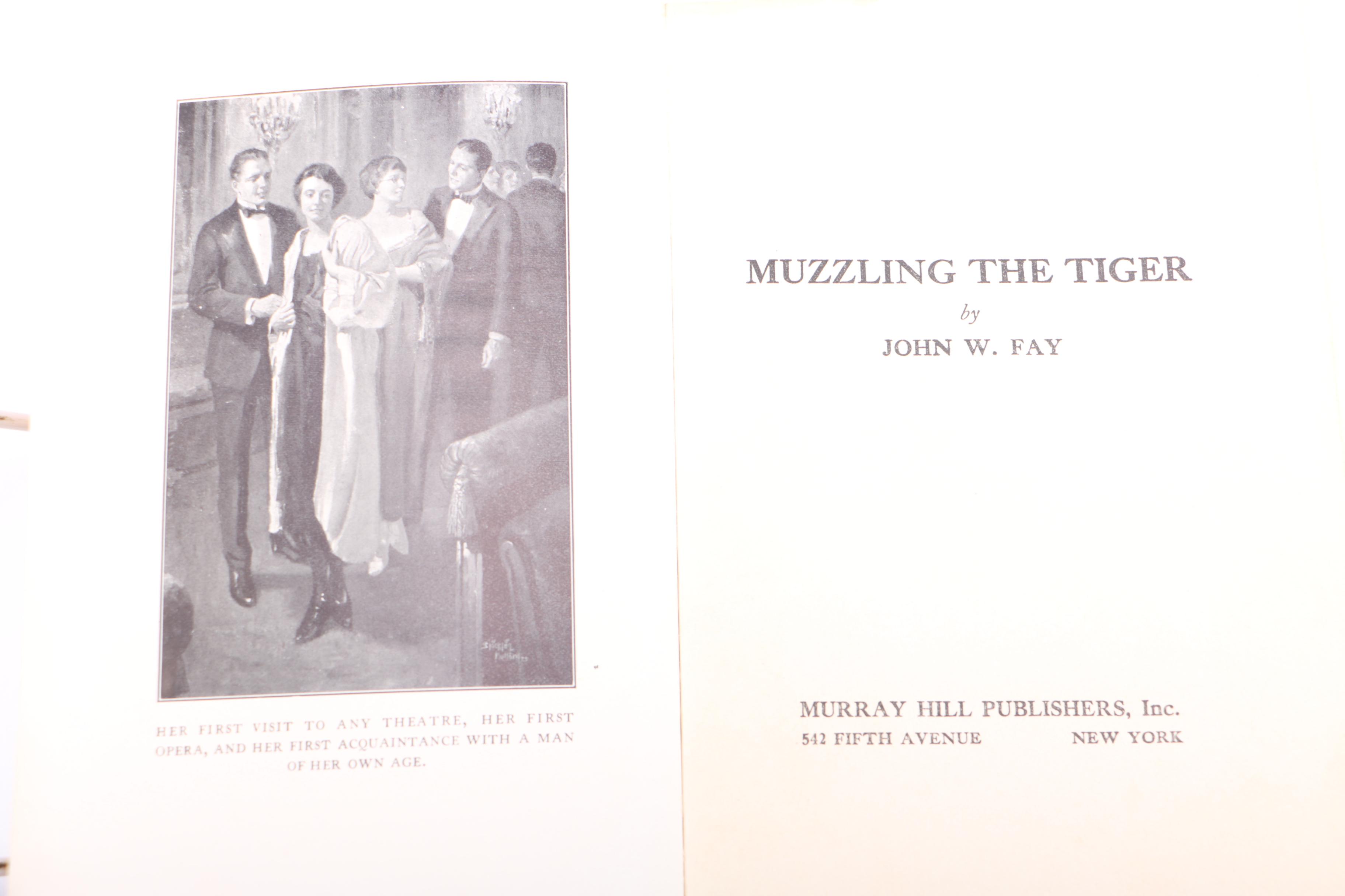 1924 "Muzzling The Tiger" by John W. Fay