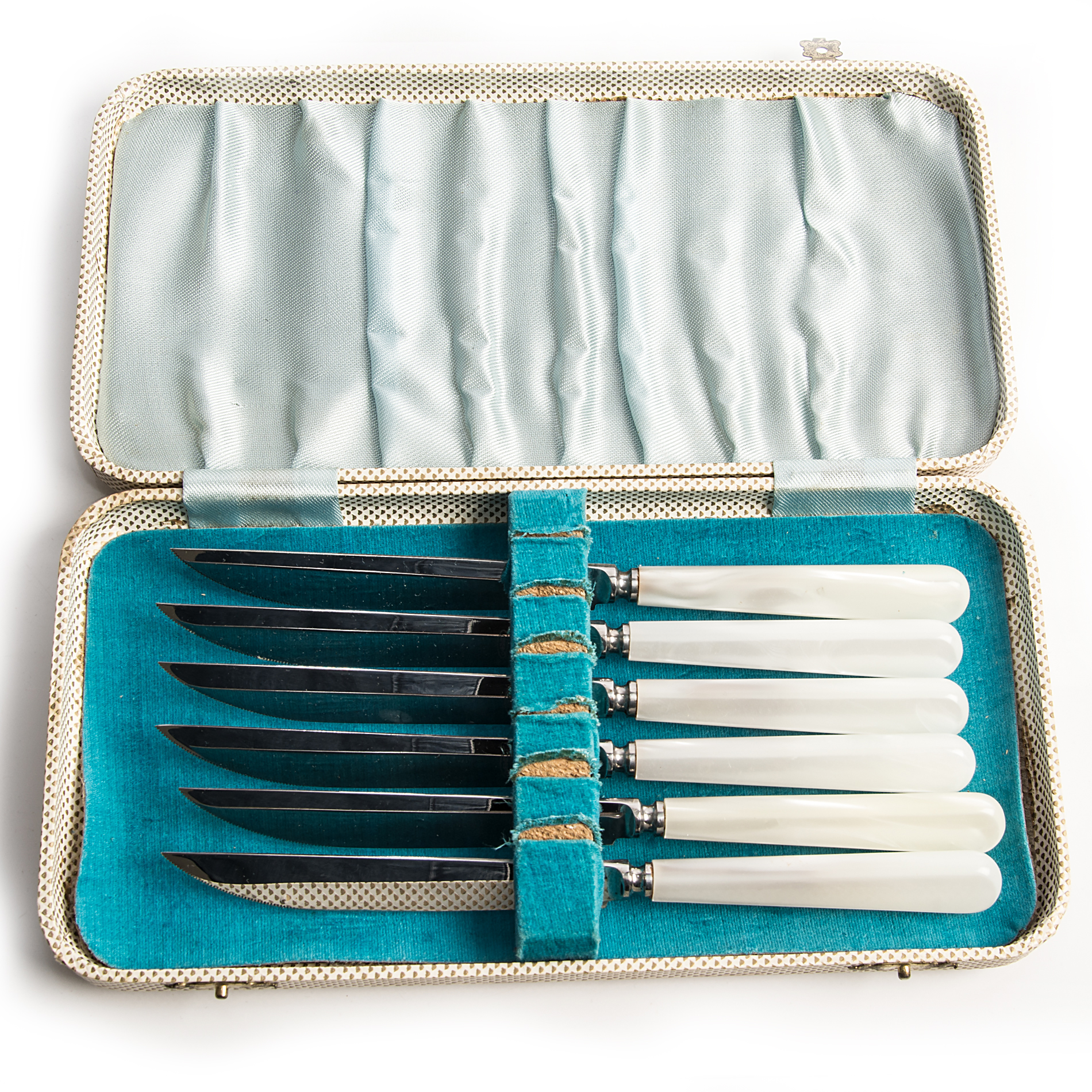 Sheffield Mother of Pearl Knife Set