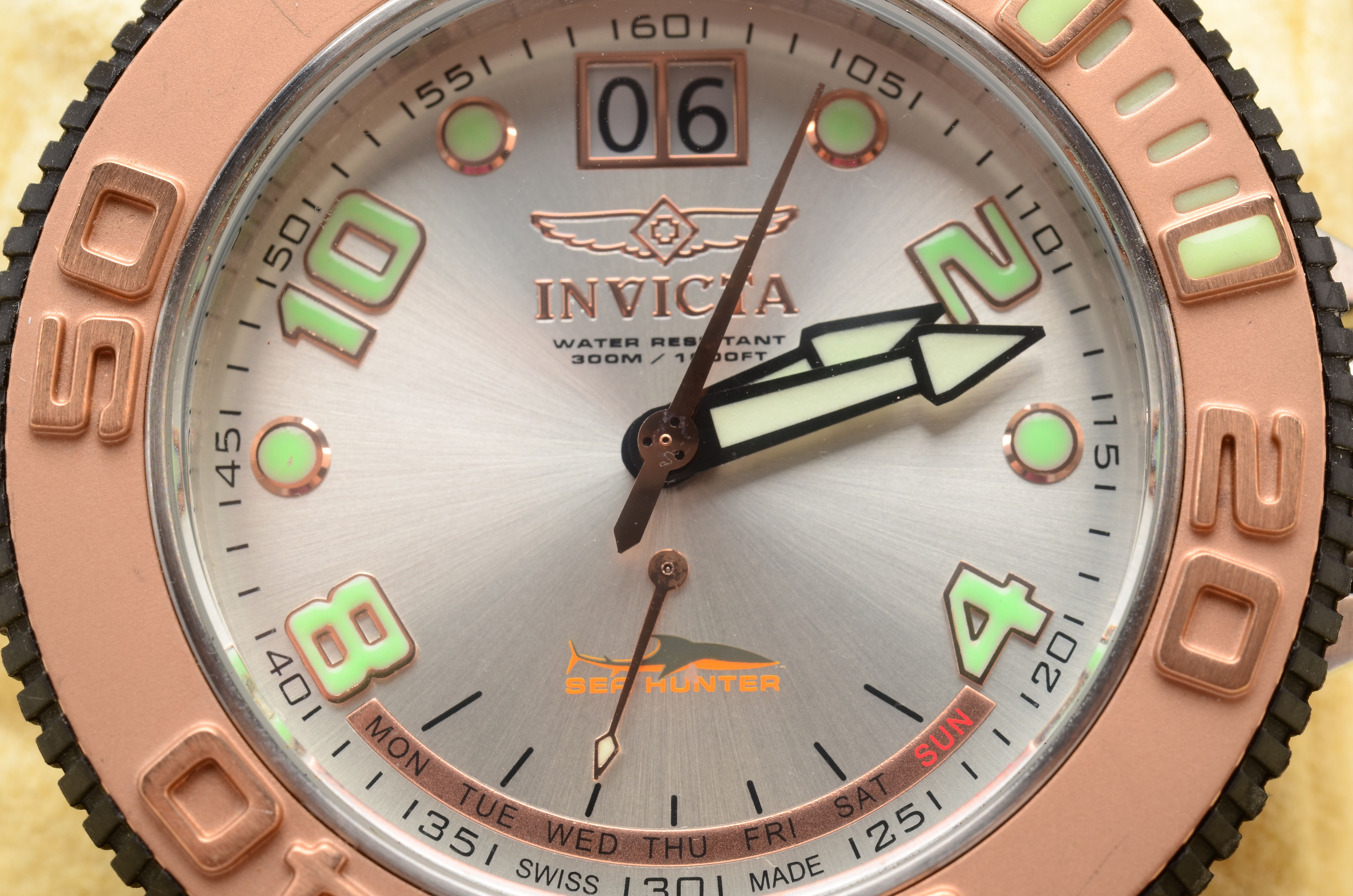 Invicta Sea Hunter Model No. 1735 Stainless Steel Watch
