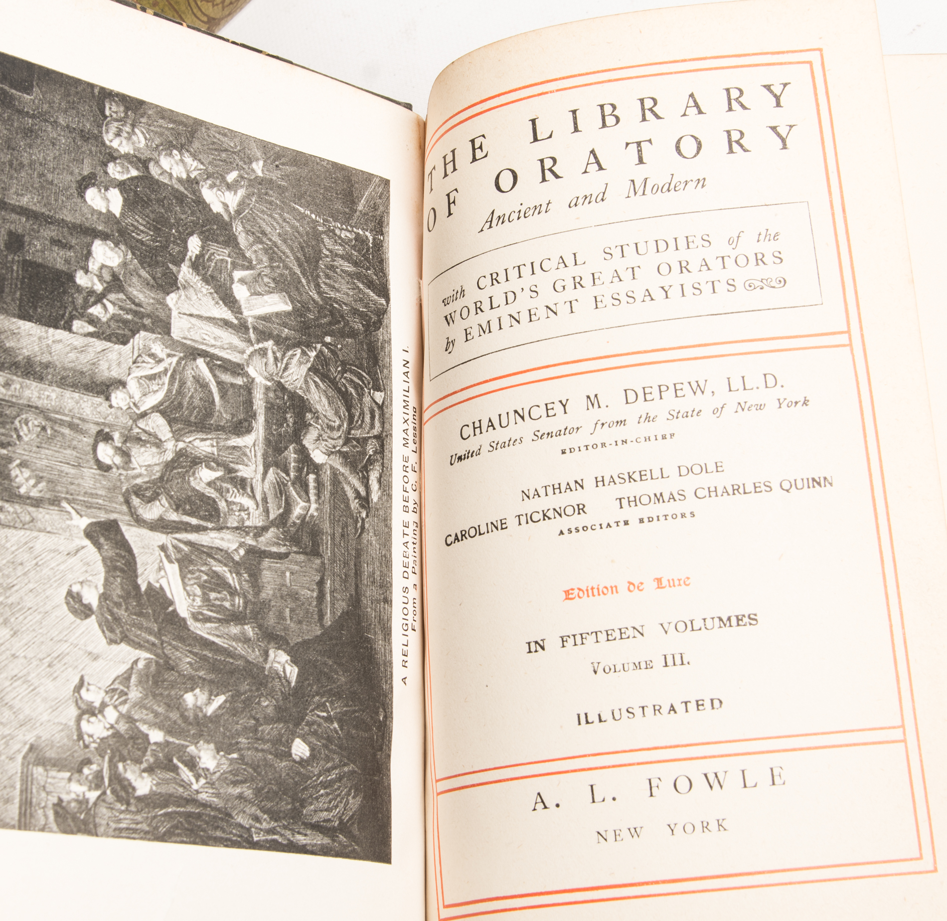 1902 Library of Oratory Book Set
