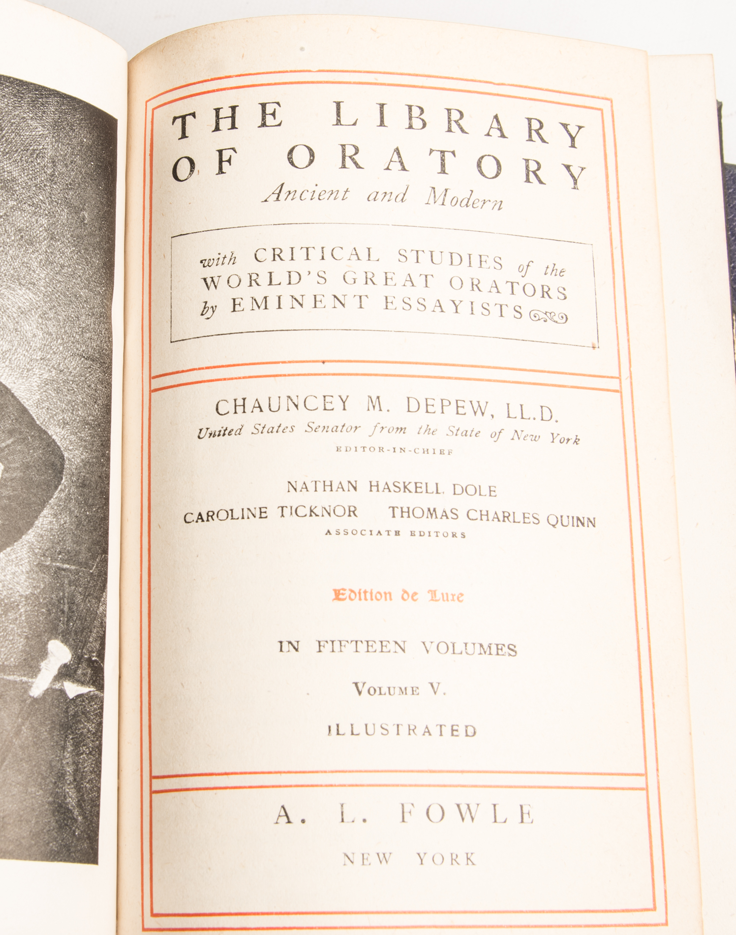 1902 Library of Oratory Book Set