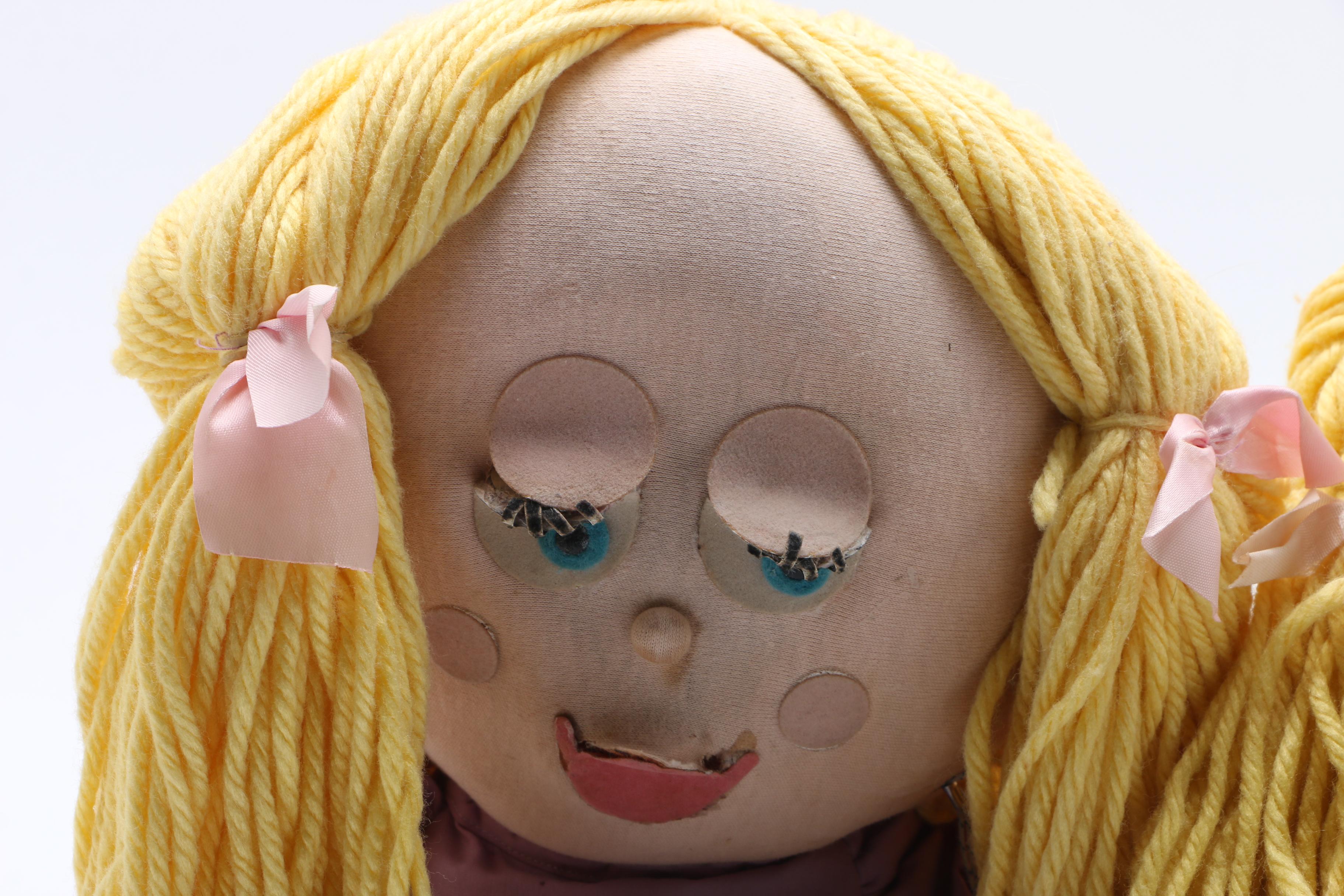 Pair Of Vintage "Shrinking Violet" Talking Dolls By Mattel