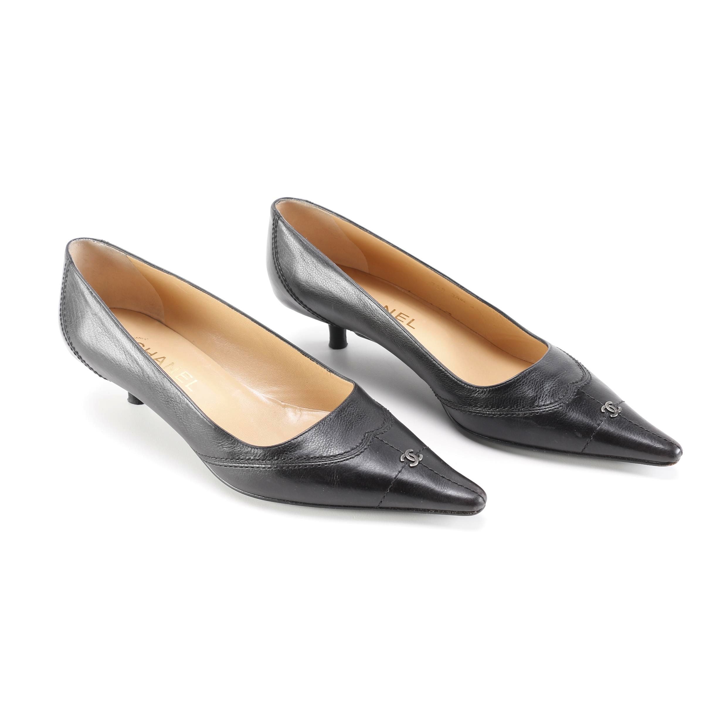 Chanel Kitten Heel Pumps