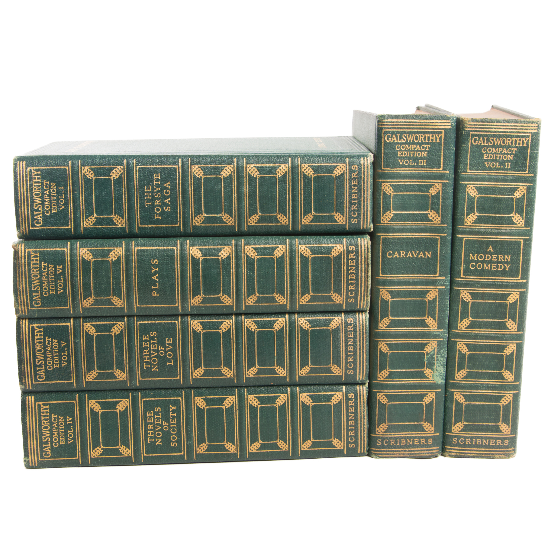 1931 Galsworthy Compact Edition Novels