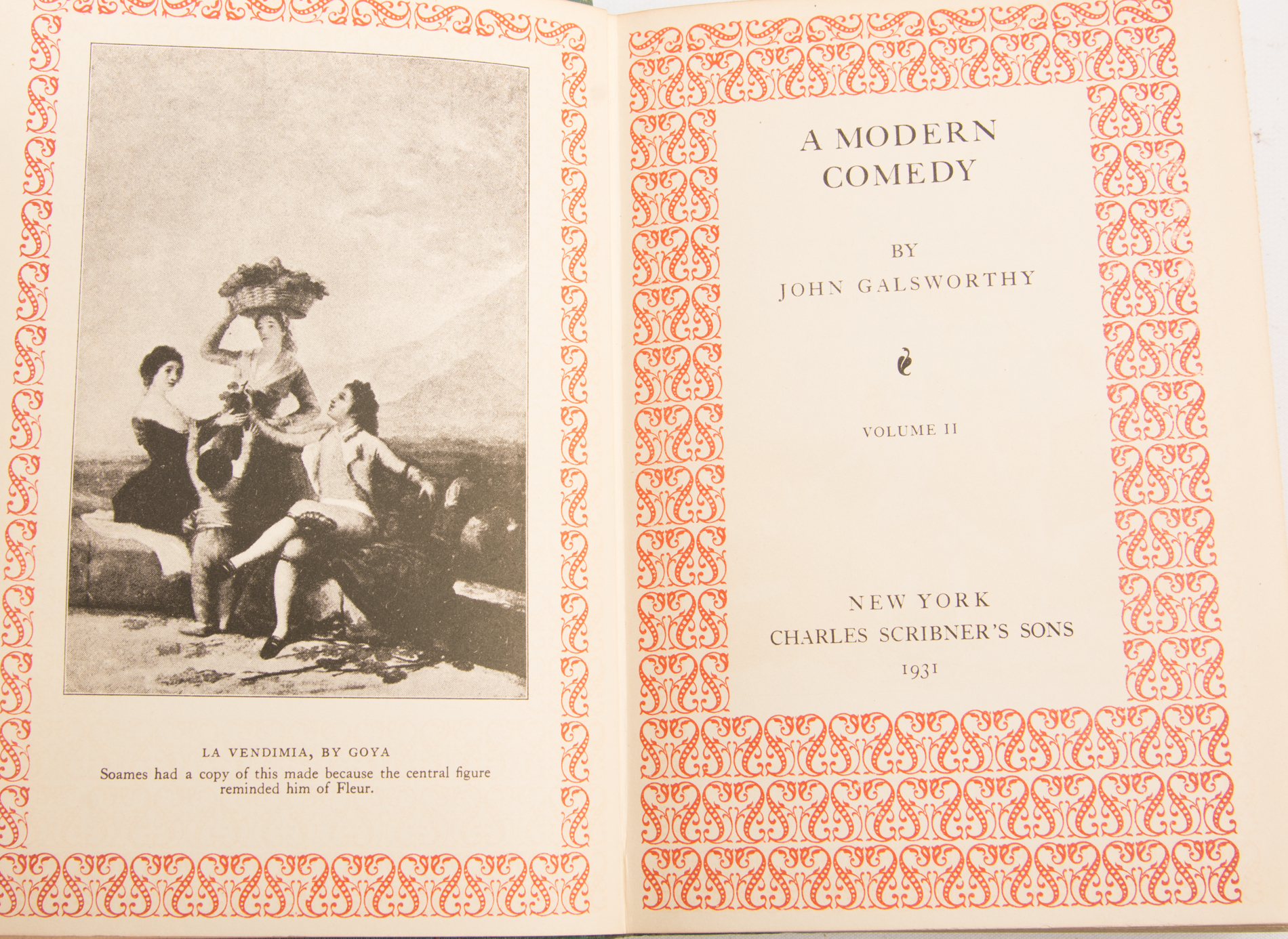 1931 Galsworthy Compact Edition Novels