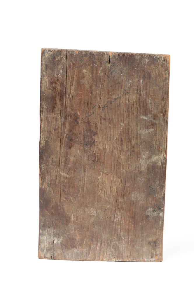 Antique Spanish Colonial Retablo of Saint Jerome