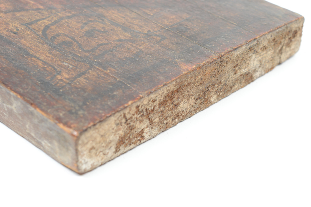 Antique Spanish Colonial Retablo of Saint Jerome