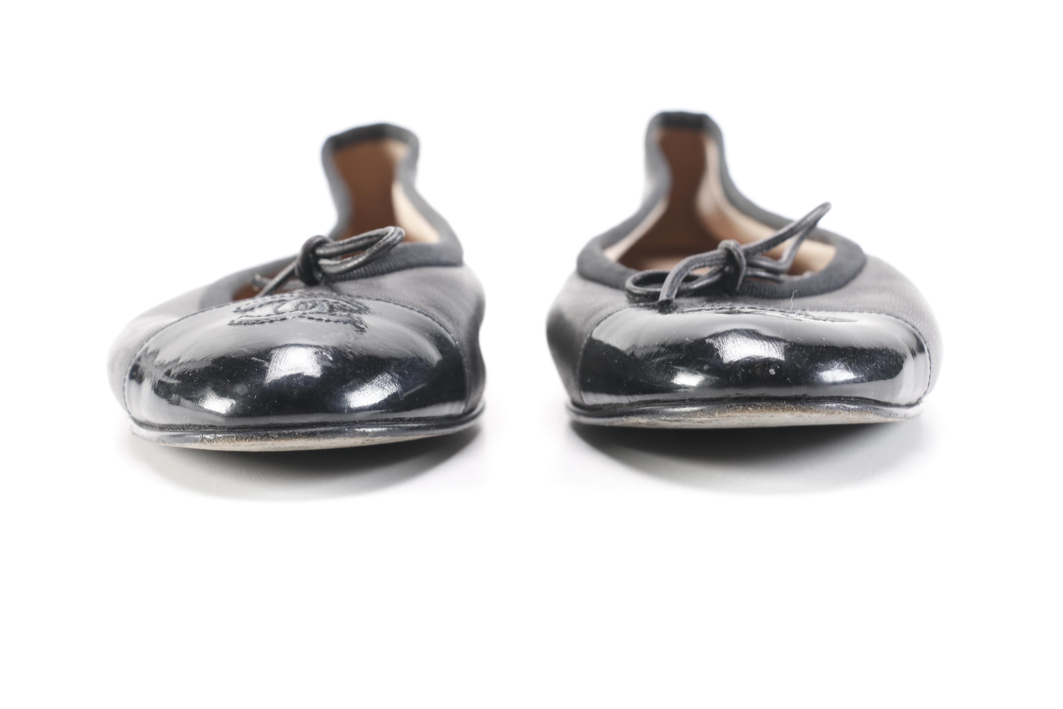 Chanel Black Ballet Flats