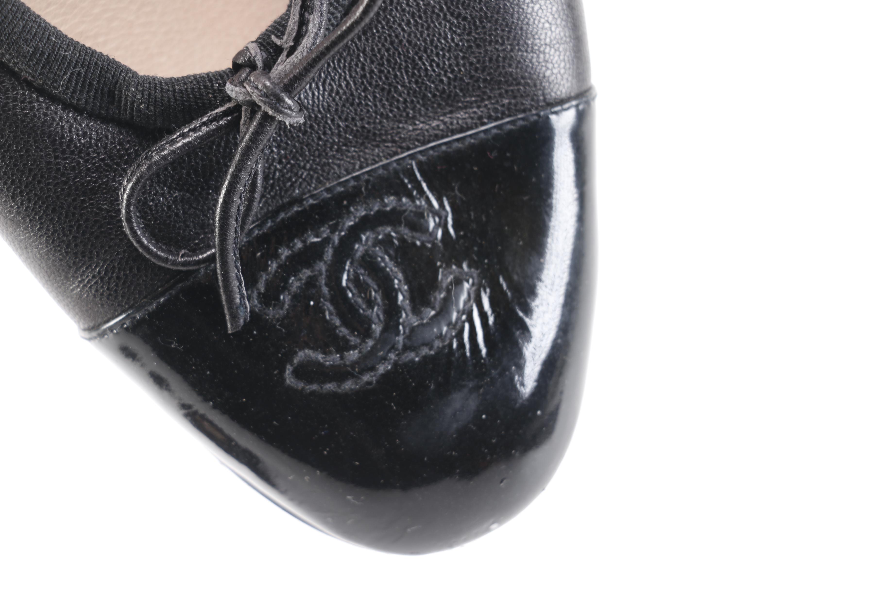 Chanel Black Ballet Flats