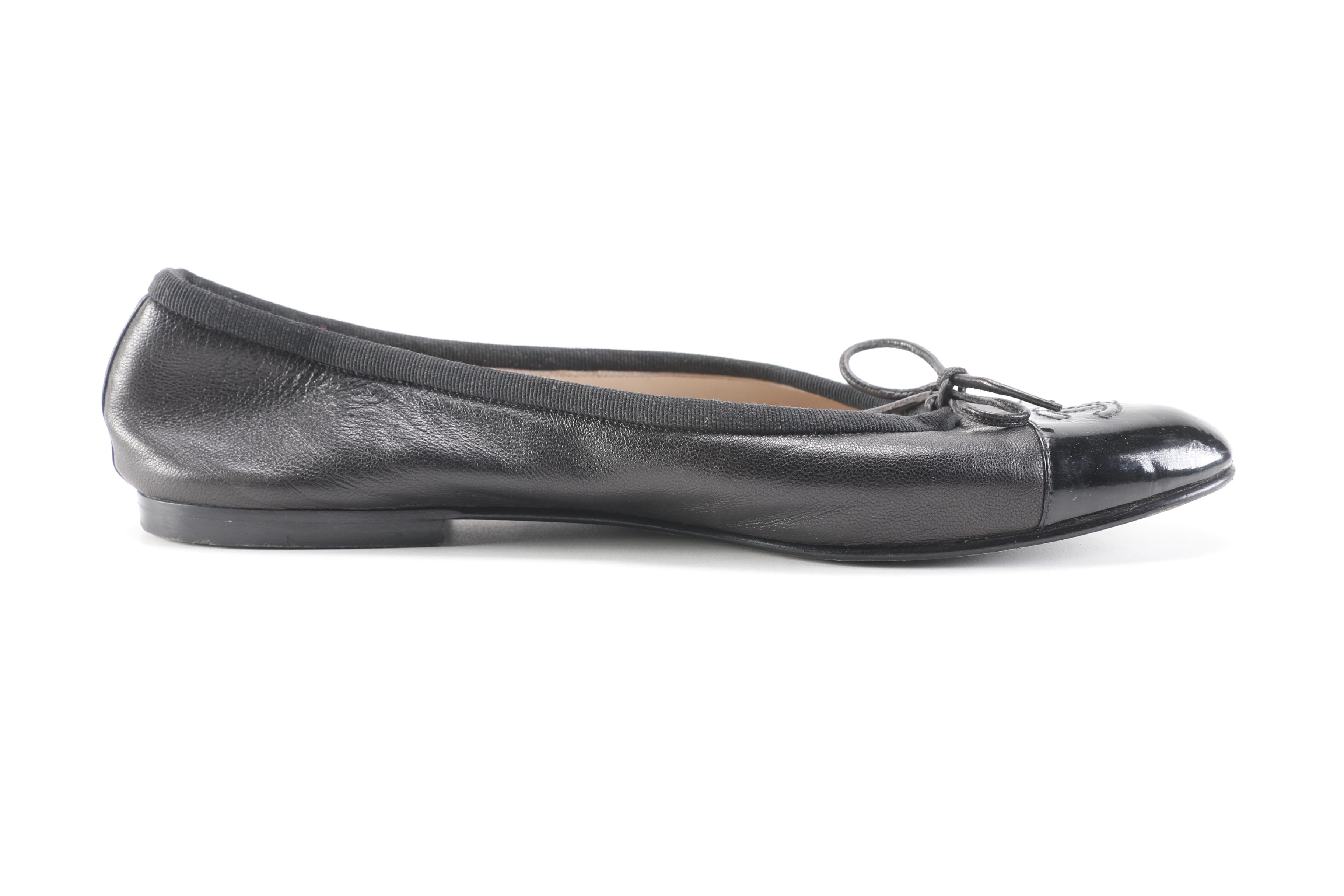 Chanel Black Ballet Flats