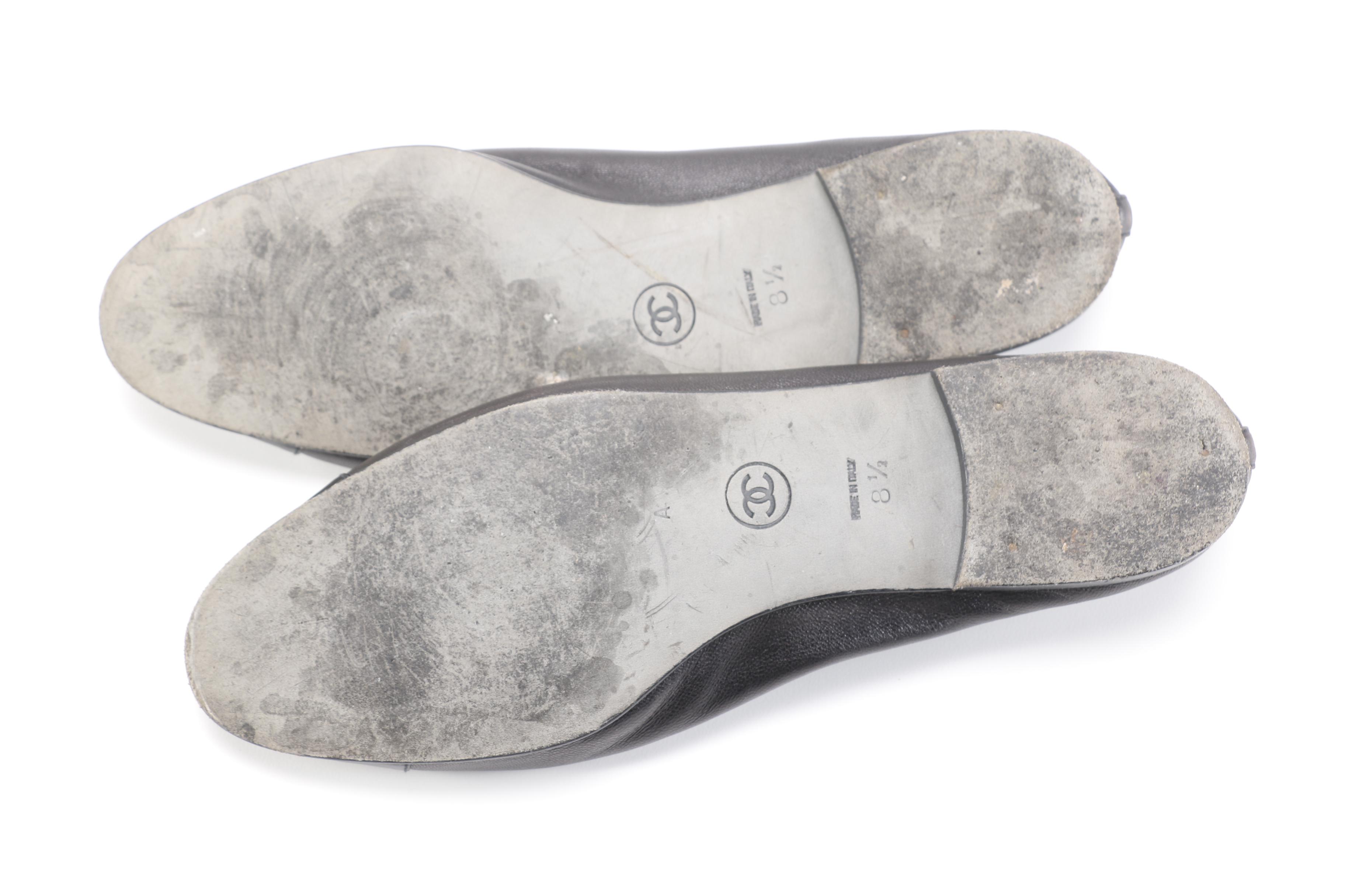 Chanel Black Ballet Flats