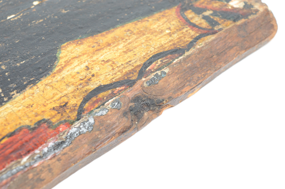 Antique Spanish Colonial Retablo of San Ignacio de Loyola