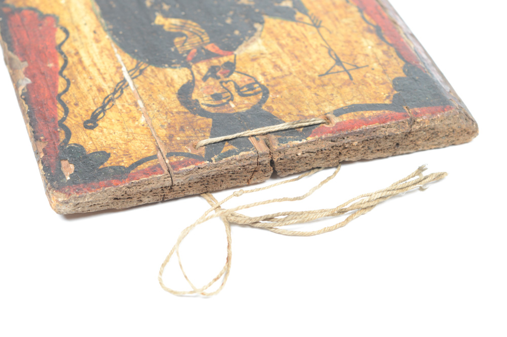 Antique Spanish Colonial Retablo of San Ignacio de Loyola