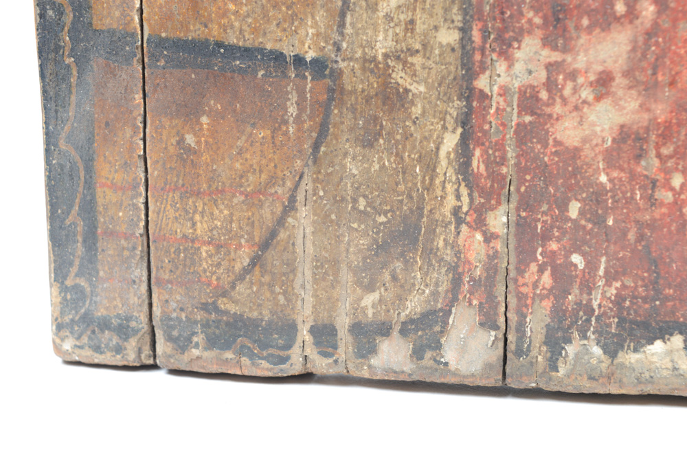 Antique Spanish Colonial Retablo of le Virgen Maria